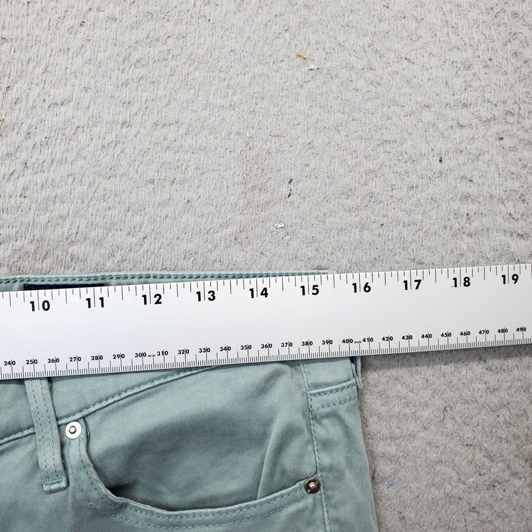 Vintage AG Adriano Goldschmied Pants Women 29 Green Slim Straight 5-Pockets Design Shirt Size 29" - 5 Thumbnail