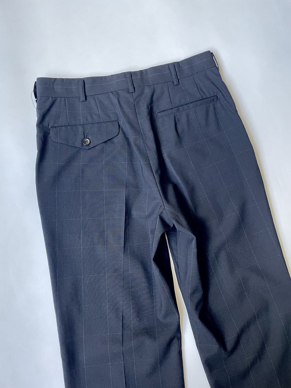 Comme des Garcons S/S 05 Grid Check Check Wool Trousers Size US 32 / EU 48 - 13 Thumbnail