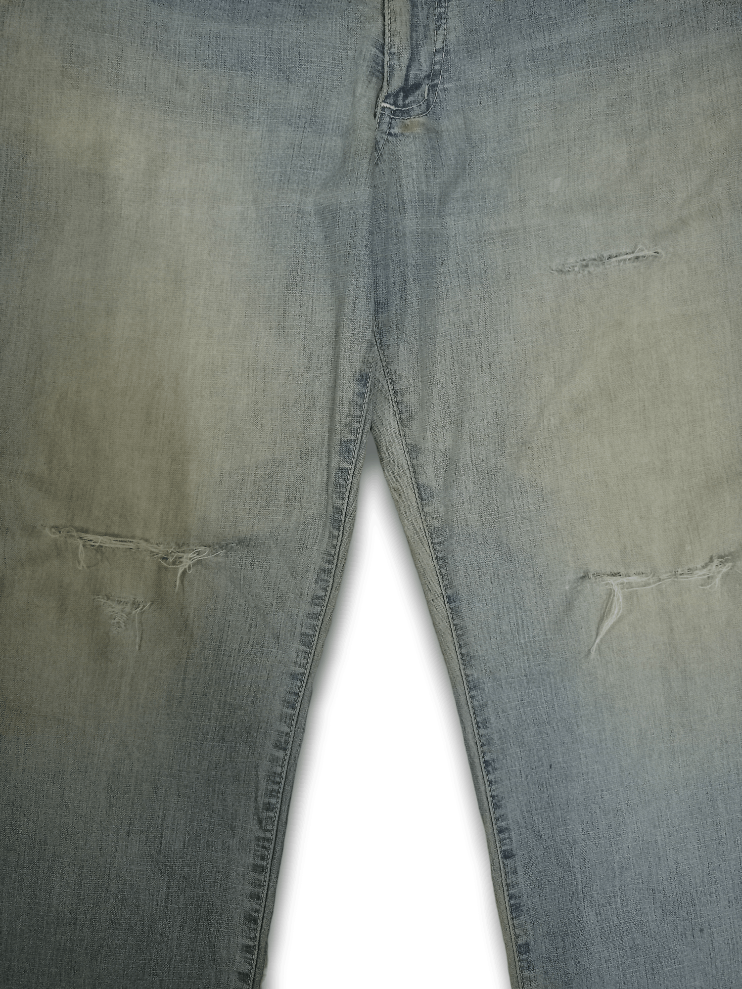 Wrangler Vintage Wrangler Blue Wash Distressed Baggy Jeans 30x27 Size US 30 / EU 46 - 6 Thumbnail