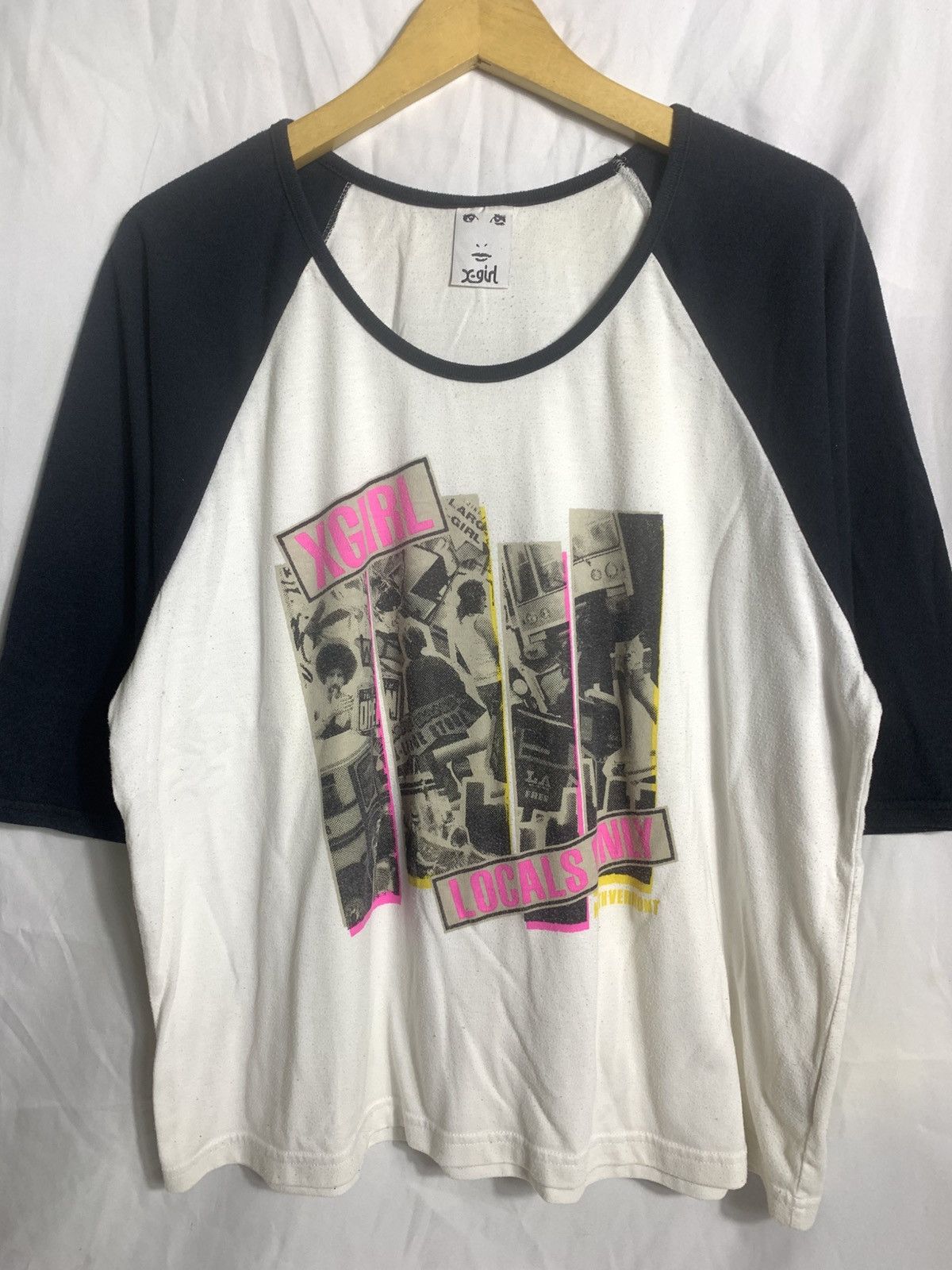 X-Girl Xgirl Japan Raglan Boxy shirt Size M / US 6-8 / IT 42-44 - 2 Thumbnail