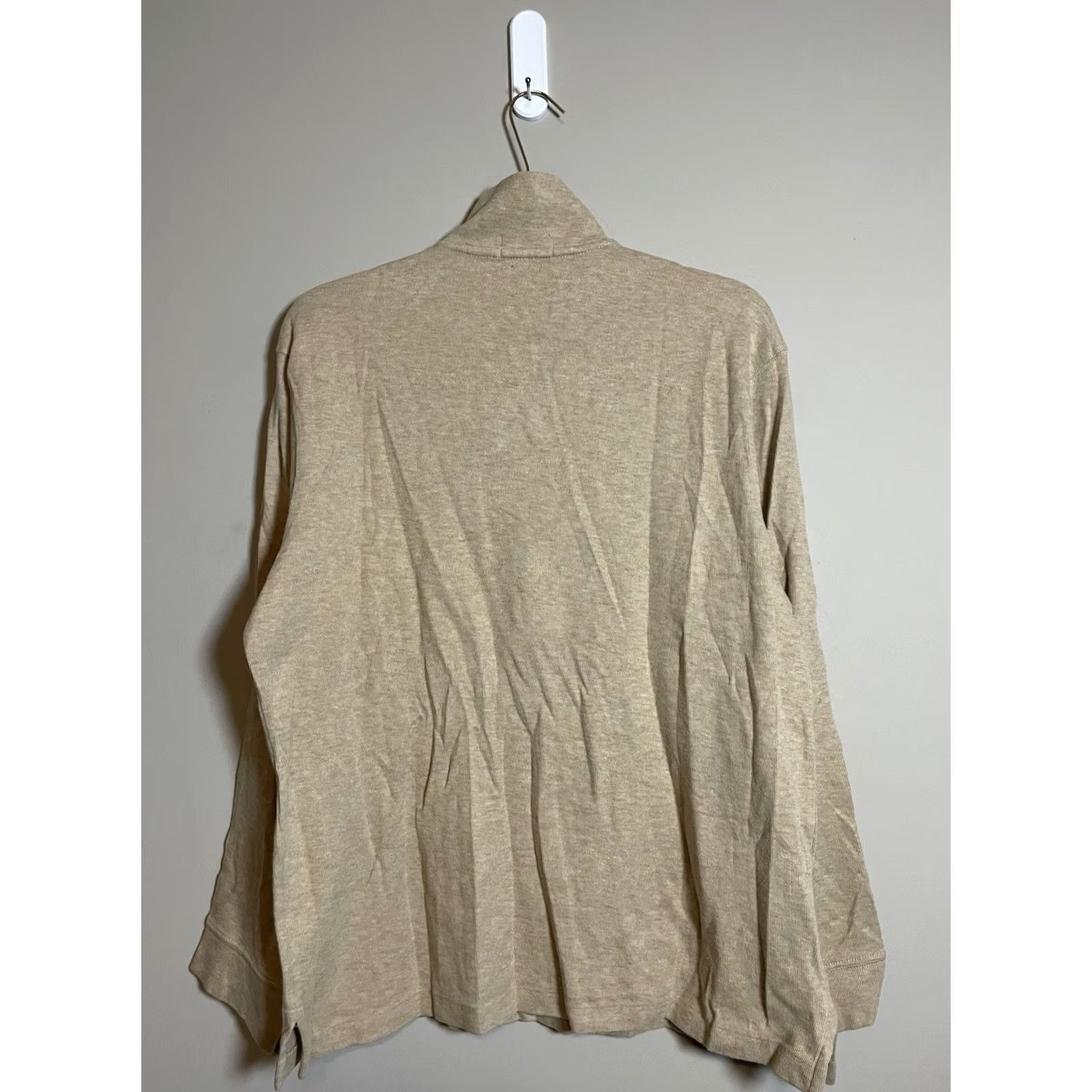 Polo Ralph Lauren Polo Ralph Lauren Men Sweater Pullover 1/4 Zip Long Sleeve Tan Large Dune Knit Logo Casual Vintage No Size US L / EU 52-54 / 3 - 4 Thumbnail