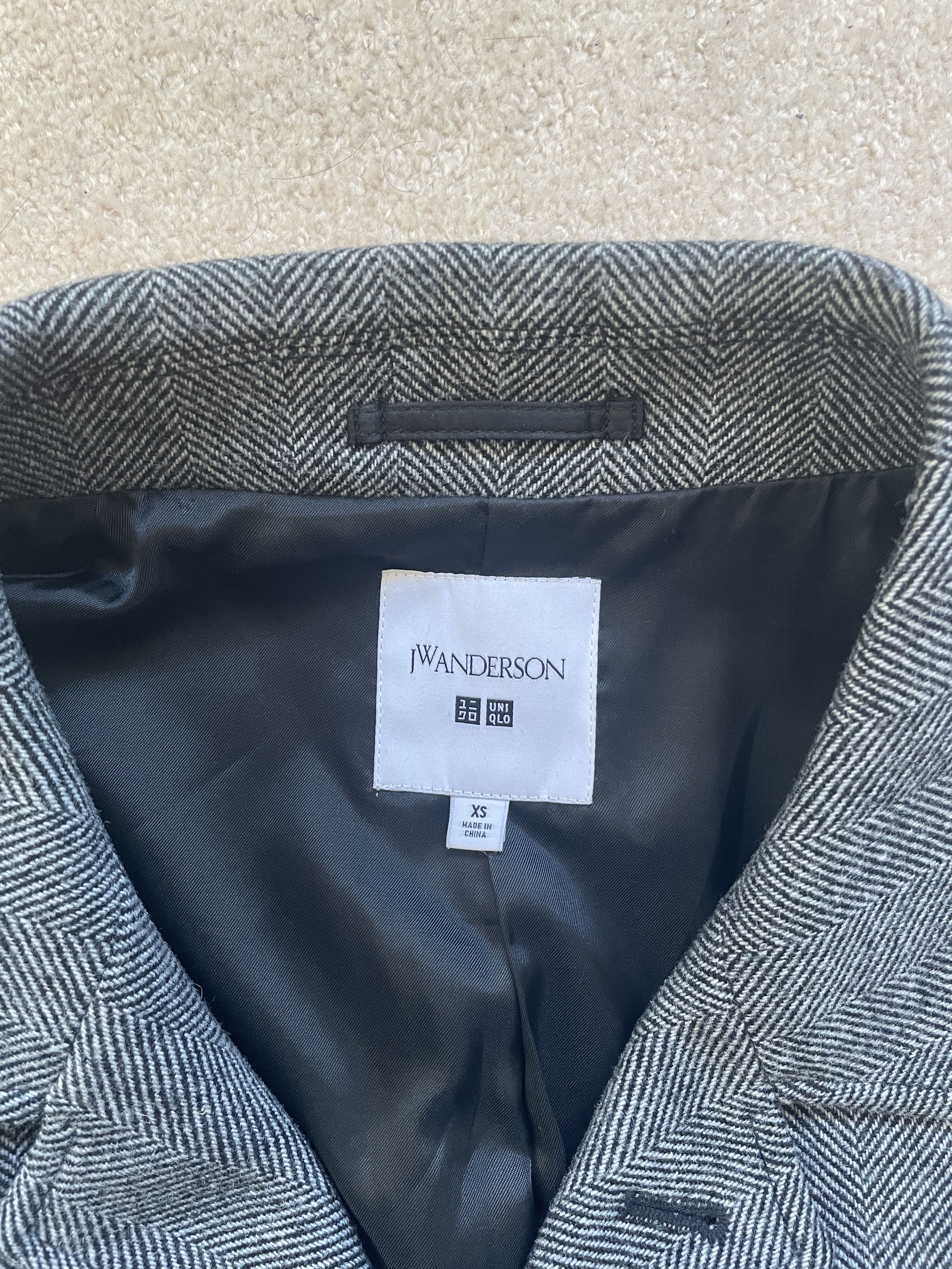 J.W. Anderson x Uniqlo Tweed Coat - FW 2017