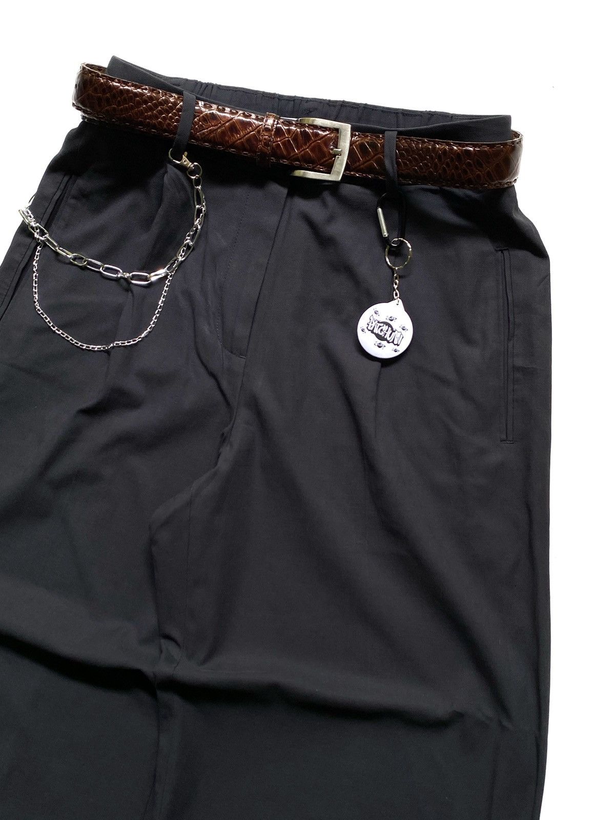 Designer × Japanese Brand × pet-tree-kor SICK💰PLST Pleated Wide Leg Trousers Size US 30 / EU 46 - 4 Thumbnail