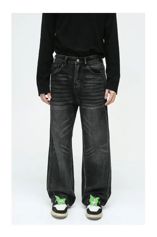 Other Vintage Washed Black Casual Jeans Size US 32 / EU 48 - 7 Thumbnail