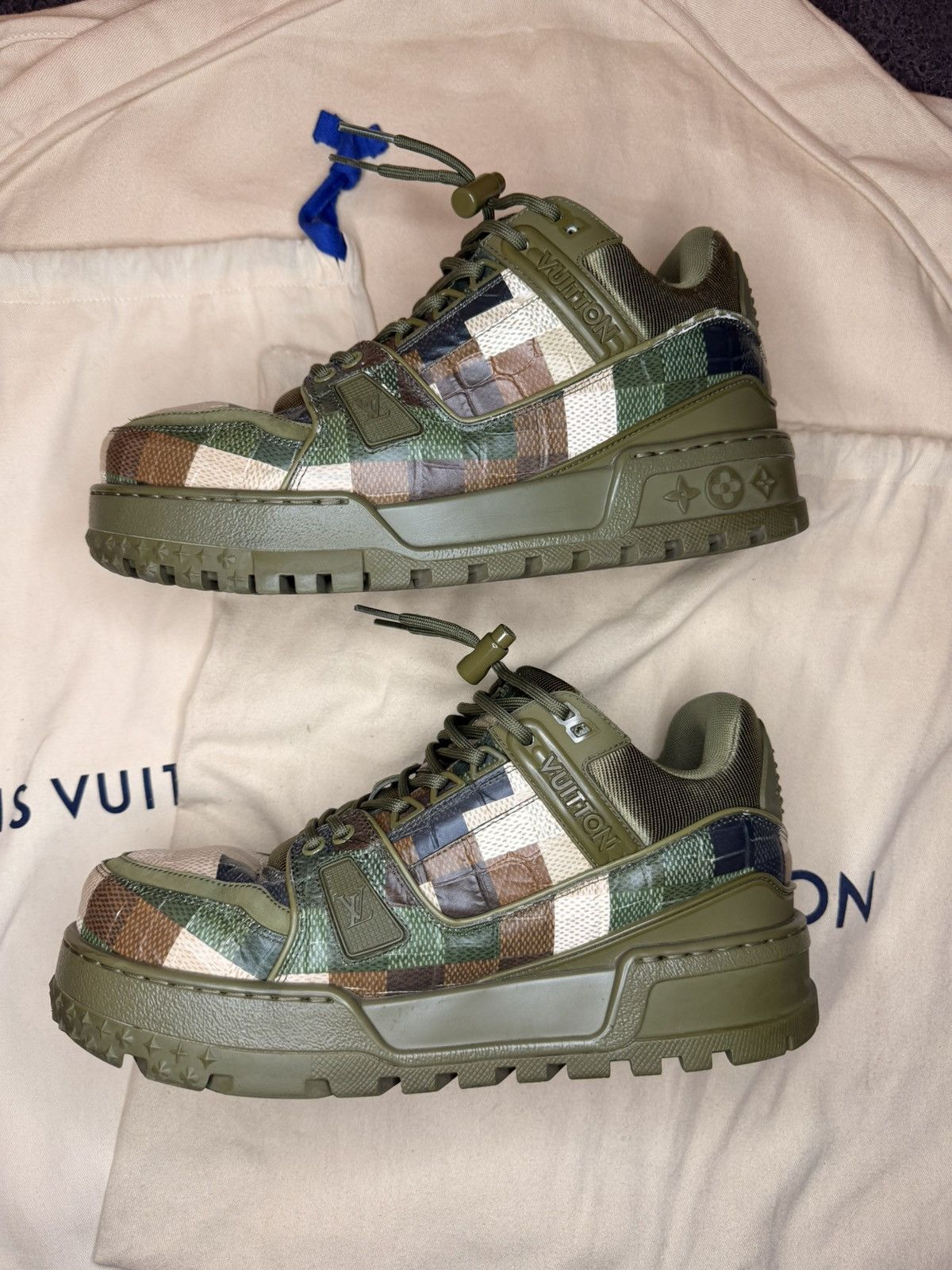 Louis Vuitton LV Maxi Green Damoflage Size US 7.5 / EU 40-41 - 4 Thumbnail