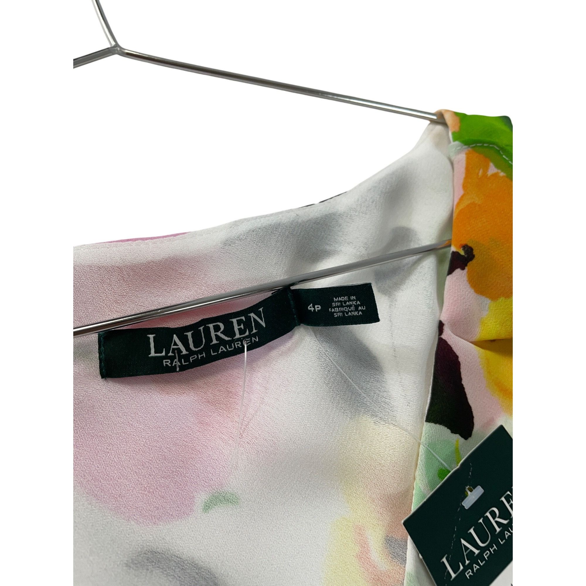 Lauren Ralph Lauren Lauren Ralph Lauren Womens yellow blue Floral Sleeveless Dre Size S / US 4 / IT 40 - 3 Thumbnail