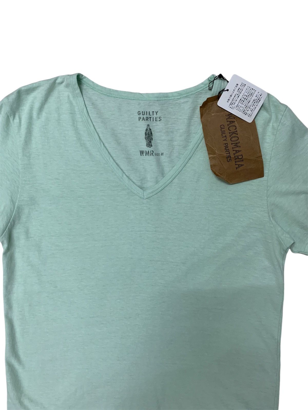 Japanese Brand × Wacko Maria Wako maria plain v neck tshirt Size US M / EU 48-50 / 2 - 4 Thumbnail