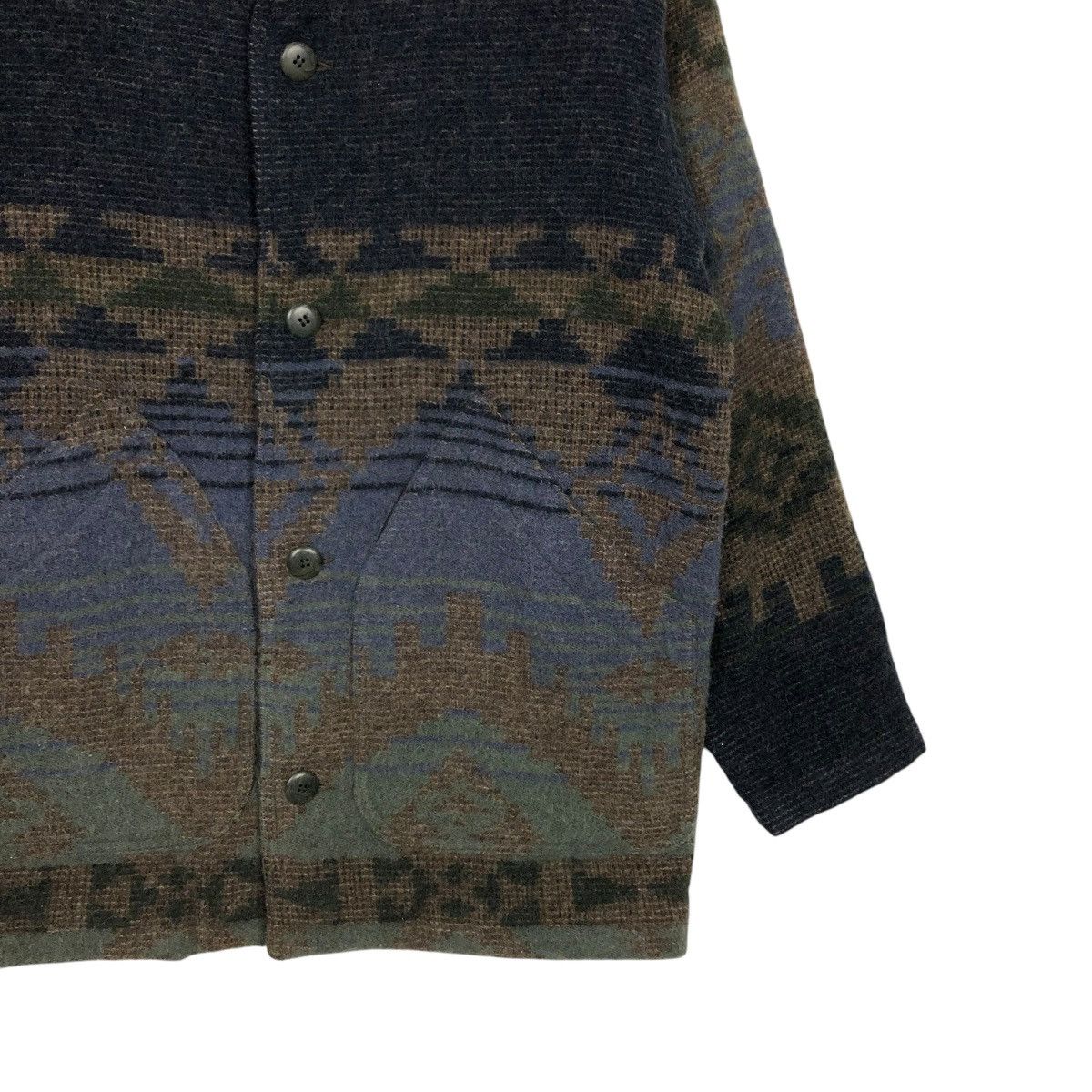 L.L. Bean 🔥VINTAGE WOOL CHORE WORK JACKET L.L.BEAN NAVAJO AZTEC NATIVE Size US M / EU 48-50 / 2 - 7 Thumbnail