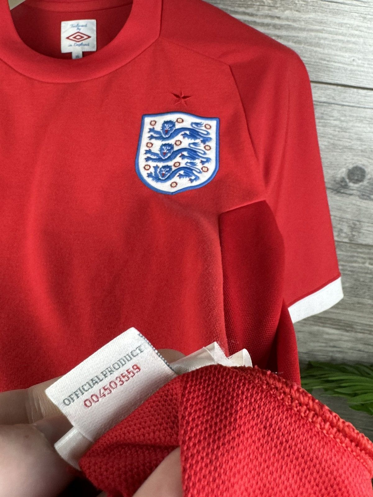 Umbro Umbro soccer jersey England 🏴󠁧󠁢󠁥󠁮󠁧󠁿 size s-m Size US S / EU 44-46 / 1 - 8 Thumbnail