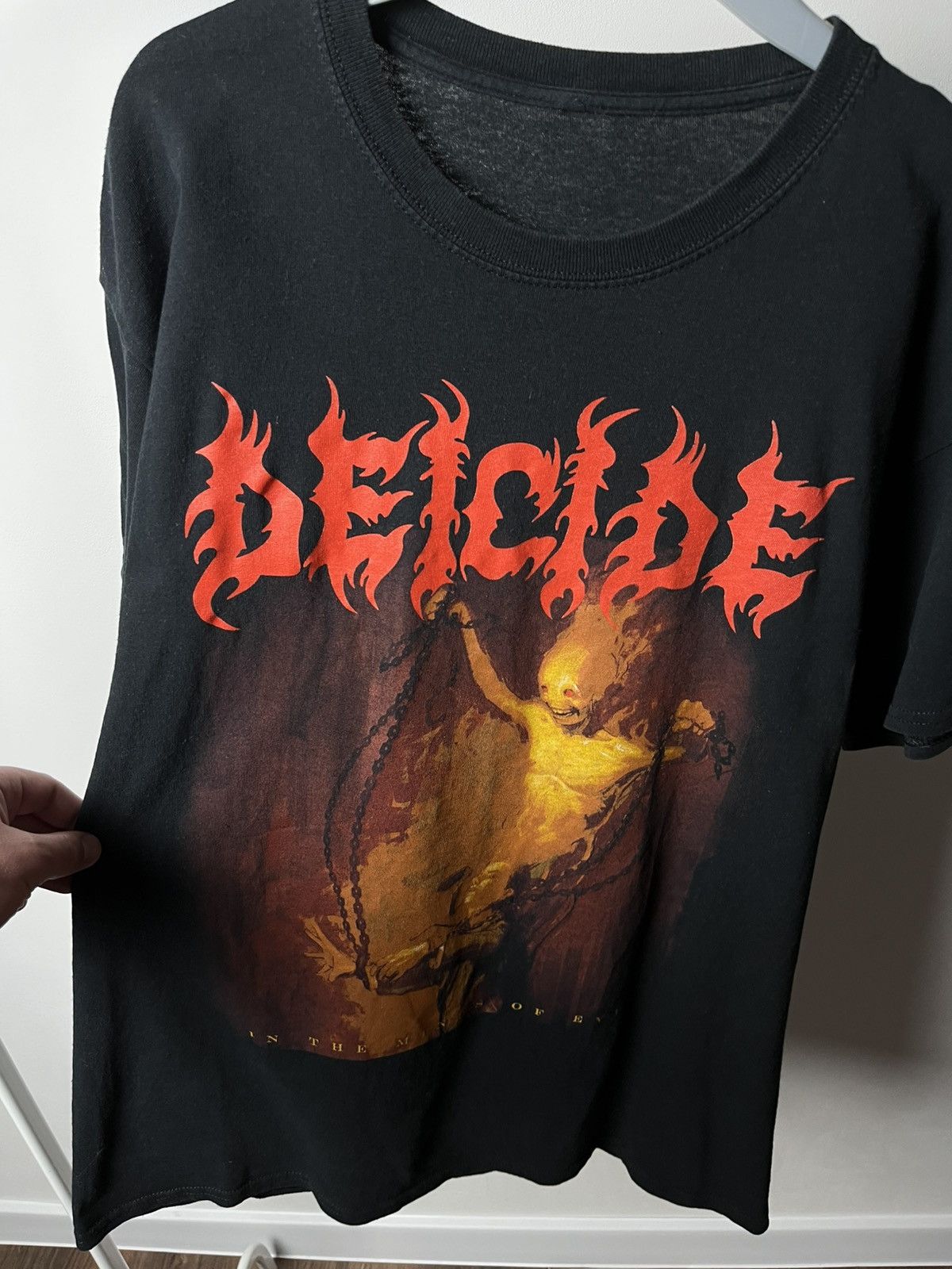 Band Tees × Vintage Deicide In the Minds of Evil Metal Band T-Shirt XL Size US XL / EU 56 / 4 - 4 Thumbnail