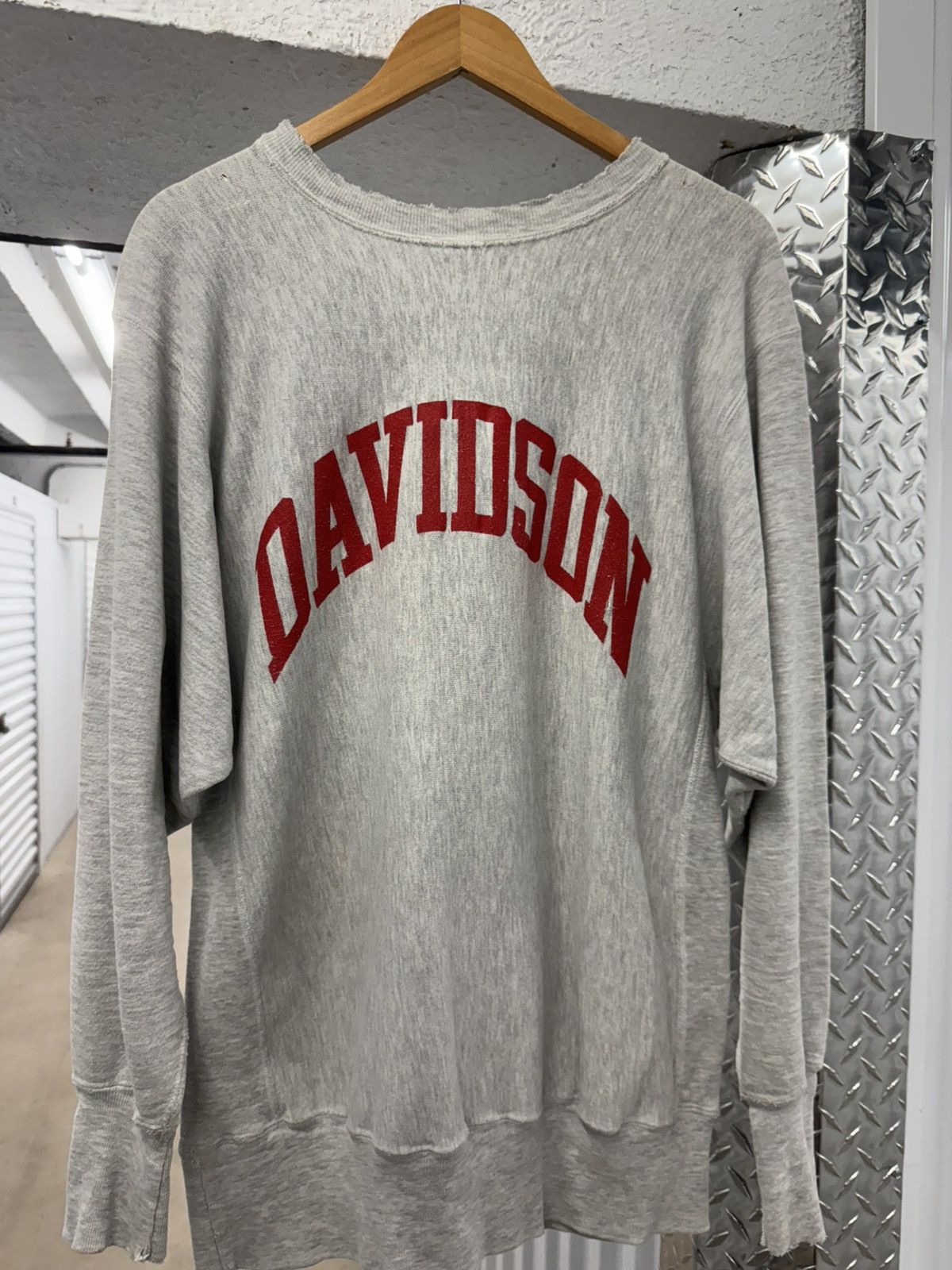 Champion Vintage Davidson College Champion Reverse Weave Size US XL / EU 56 / 4 - 1 Thumbnail