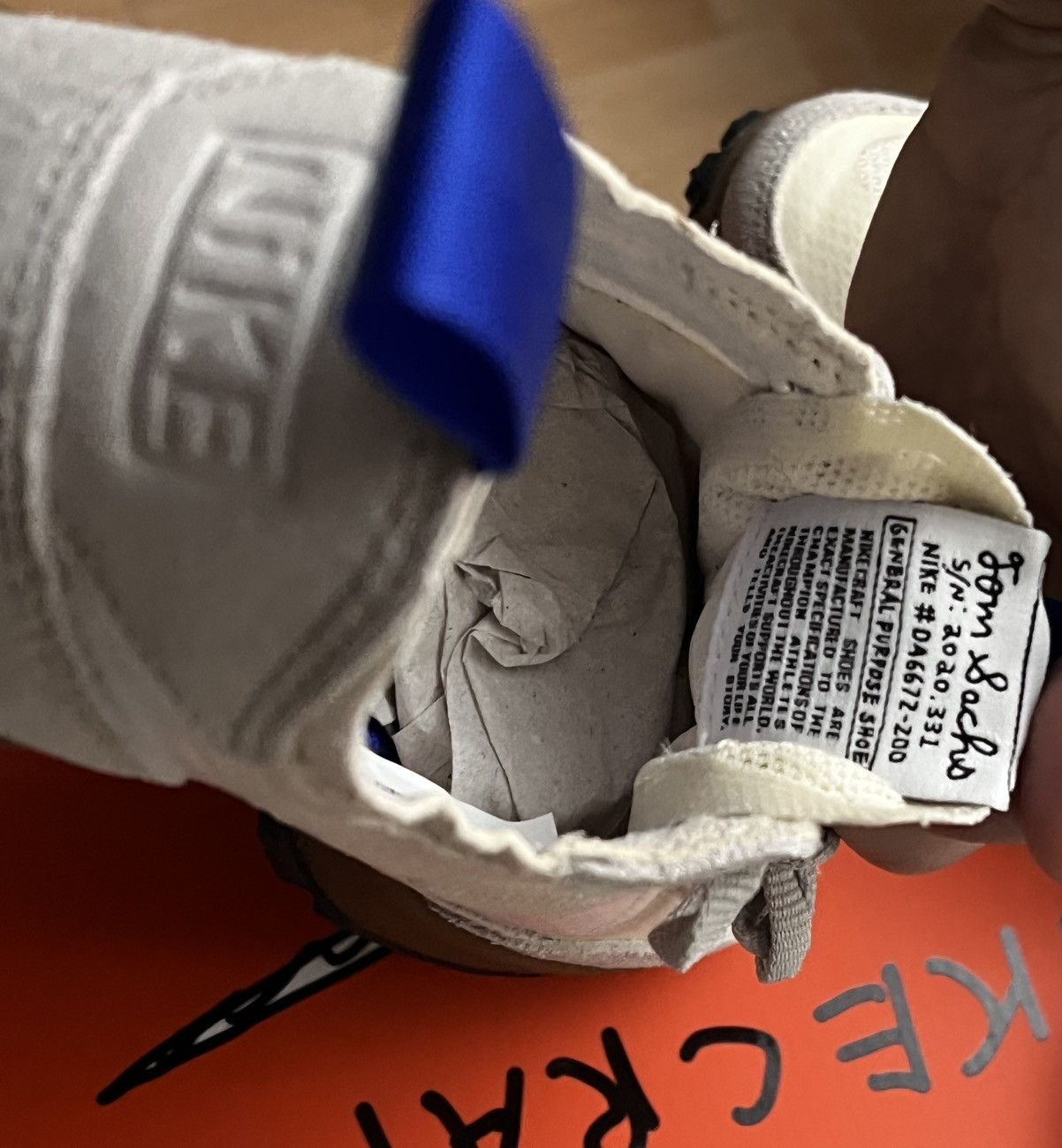 Nike × Tom Sachs Nike x Tom Sachs General Purpose Shoe ‘Studio’ Size US 5.5 / IT 35.5 - 5 Thumbnail