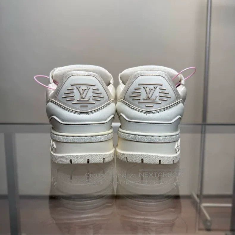Louis Vuitton Louis Vuitton Trainer Maxi Original Box White Fat Ding sho Size US 8.5 / EU 41-42 - 6 Thumbnail
