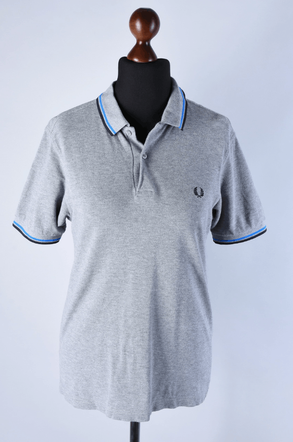 Fred Perry Fred Perry Slim Fit Polo Shirt Grey Size M Size US M / EU 48-50 / 2 - 1 Thumbnail