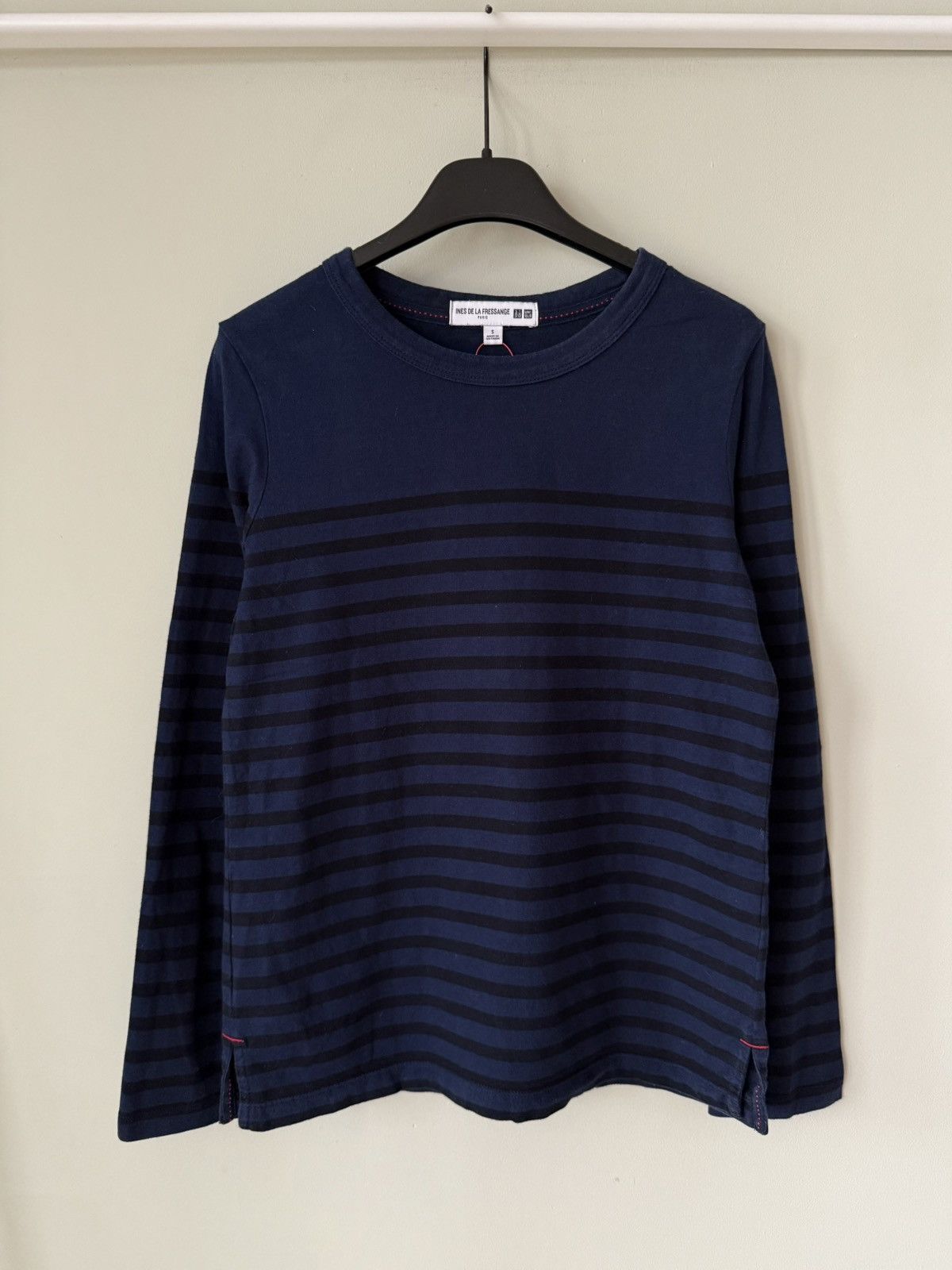 Designer Ines De La Fressange Paris striped long sleeve tshirt Size S / US 4 / IT 40 - 1 Thumbnail