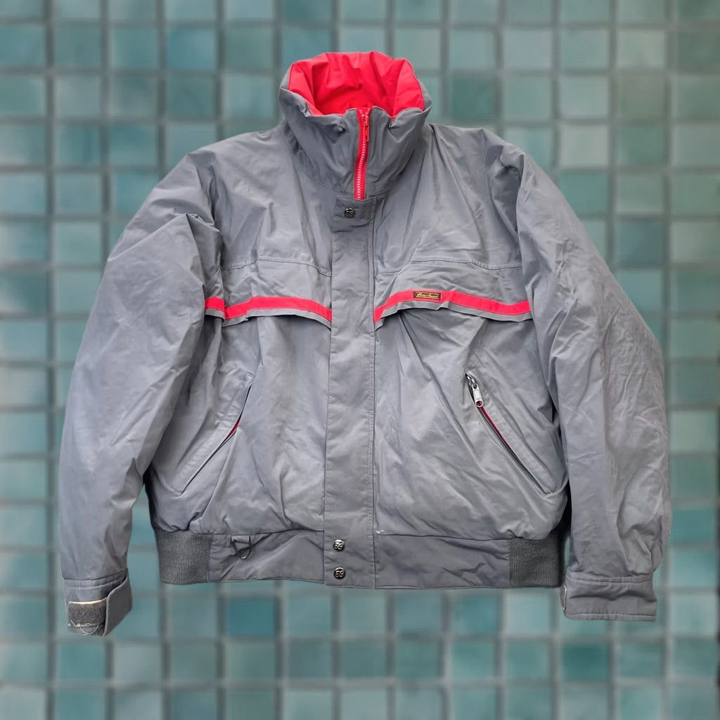 Eddie Bauer VTG Eddie Bauer Jacket Mens L Gray Insulated Coat Goose Down Gore Tex Full Zip Jacket Size US L / EU 52-54 / 3 - 1 Thumbnail
