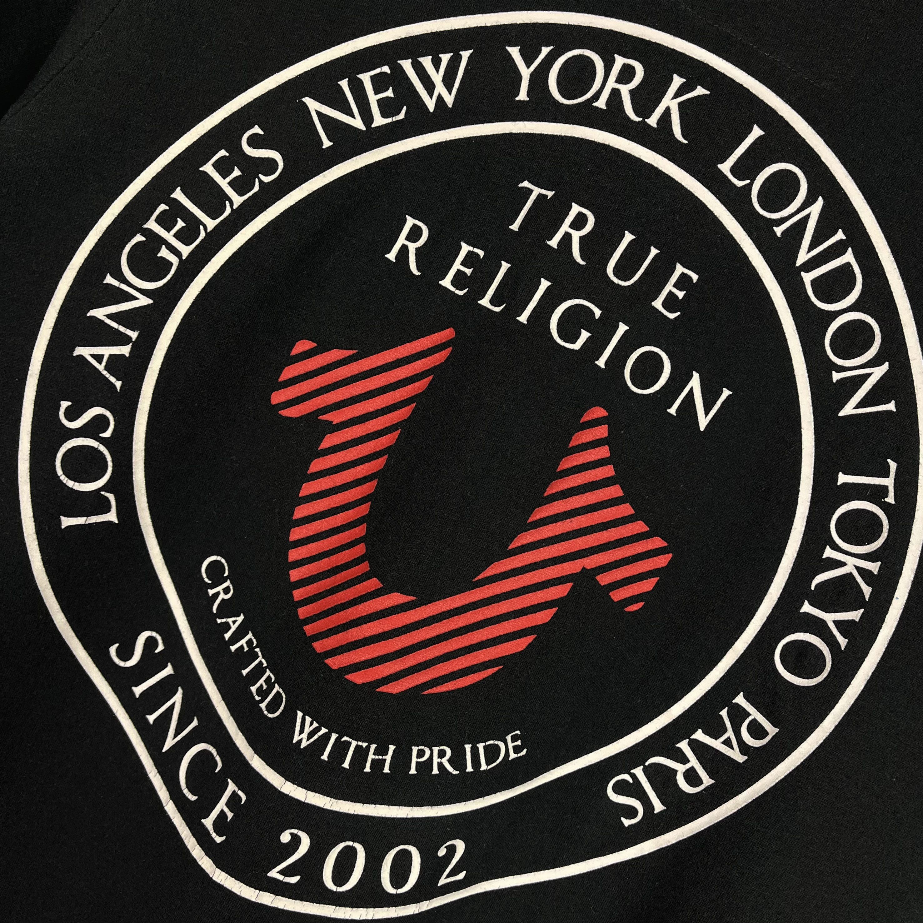 True Religion Vintage True Religion Y2K Big Logo Japanese T Shirt 00’s Size US L / EU 52-54 / 3 - 6 Thumbnail