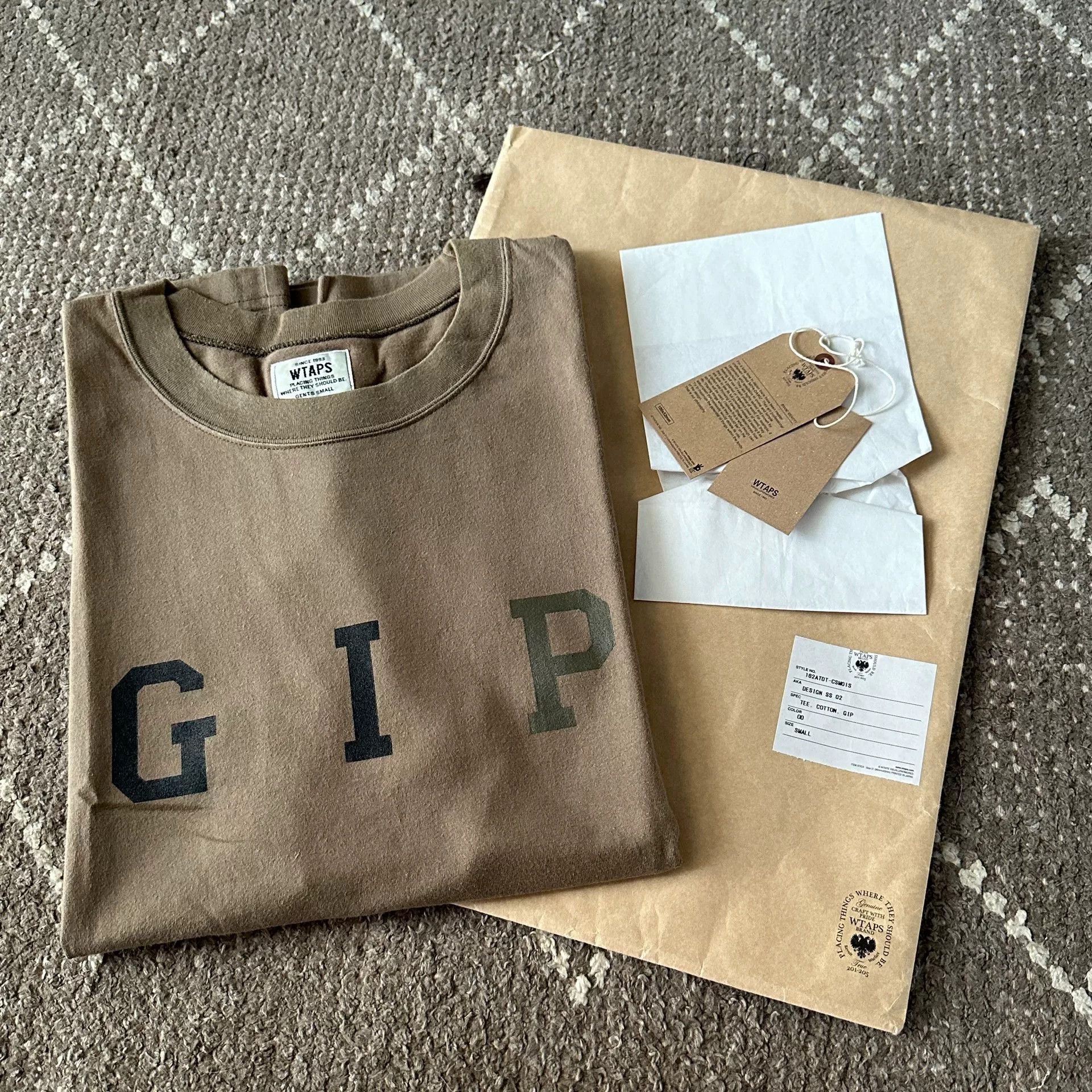 Wtaps WTAPS GIP Limited T-Shirt S 16AW Size US S / EU 44-46 / 1 - 1 Thumbnail
