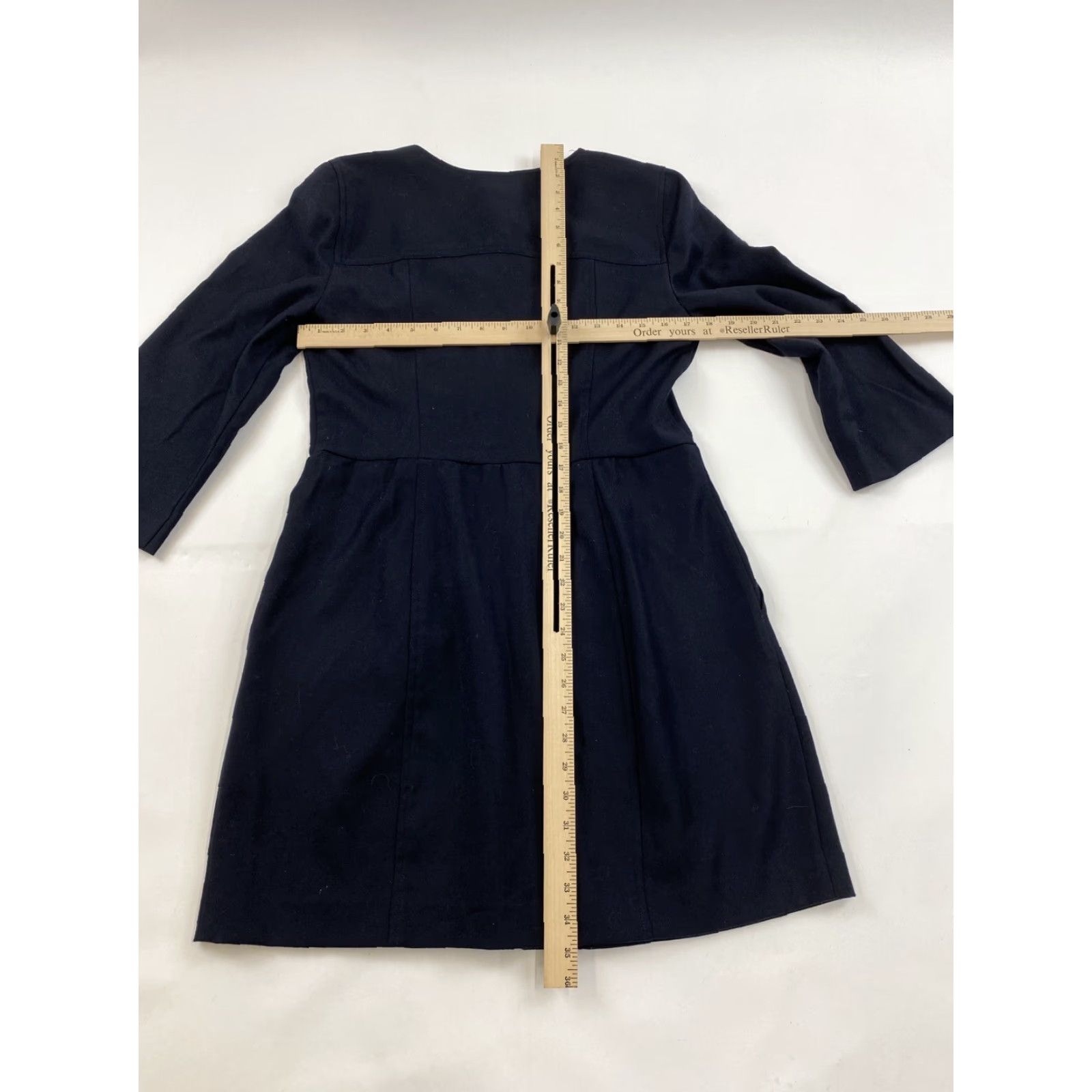 Isabel Marant Isabel Marant ÉTOILE A-Line Dress 2 Black Long Sleeve Wool Pockets Womens Size XS / US 0-2 / IT 36-38 - 6 Thumbnail