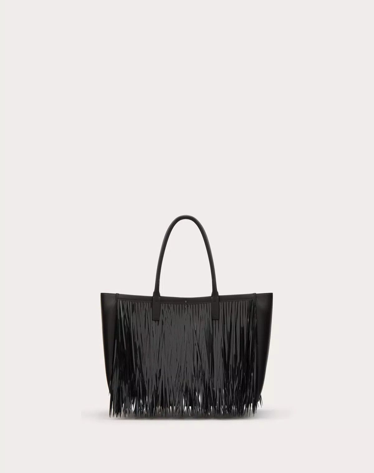 Valentino oc11z0725 Size:OS/ Shopping Bag With Sequin Fringes in Black Size ONE SIZE - 6 Thumbnail