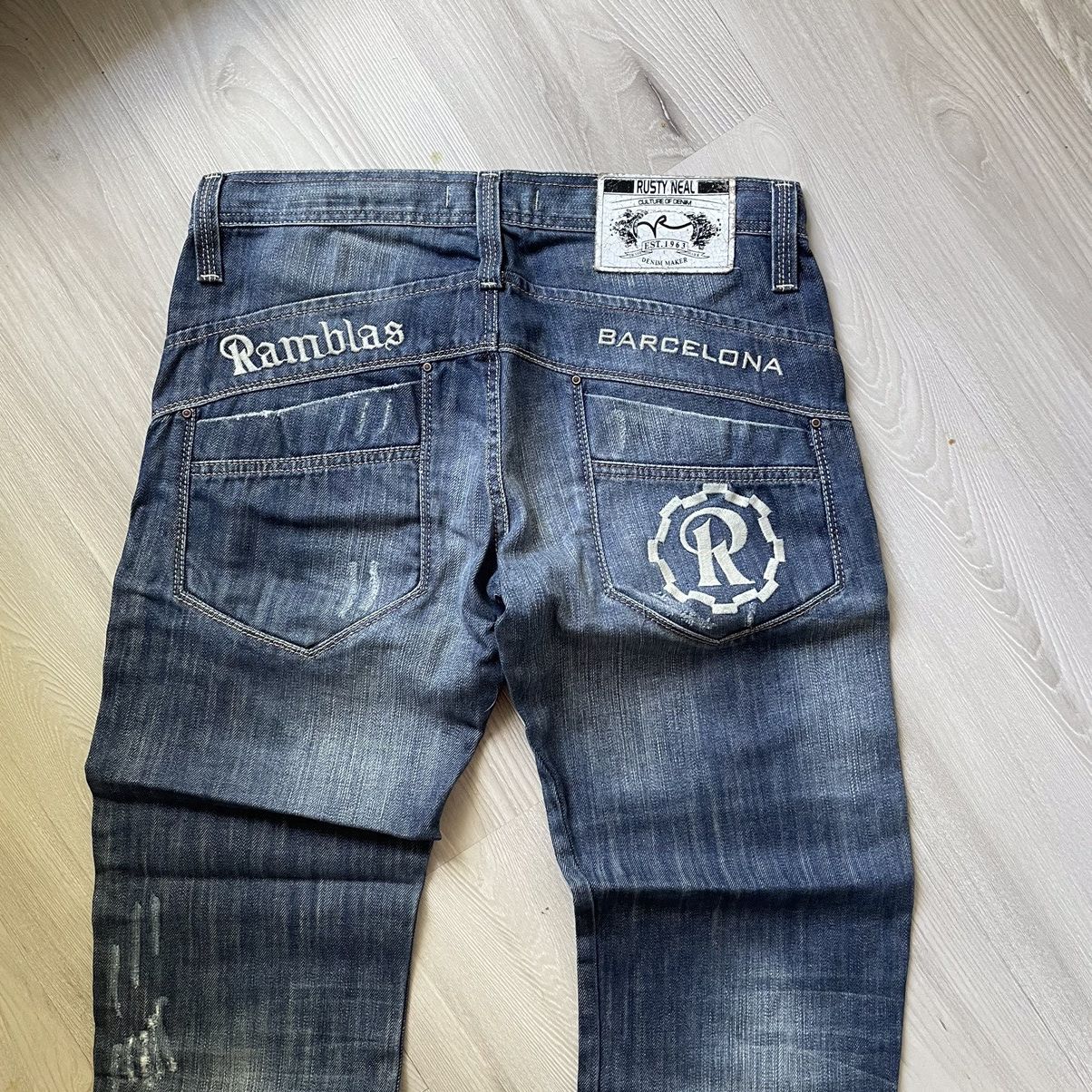 Designer × Japanese Brand Vintage rap jeans y2k style Size US 30 / EU 46 - 6 Thumbnail