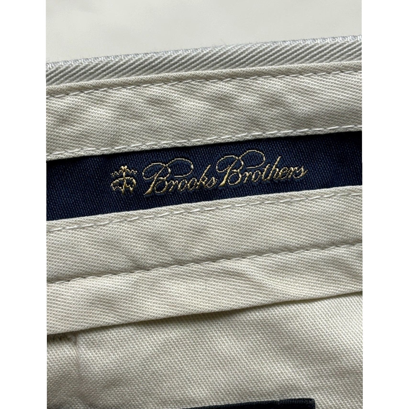 Brooks Brothers Brooks Brothers Advantage Chino Mens Pants Beige W38 L30 Classic Fit Cotton Straight Front Fronted Size US 38 / EU 54 - 5 Thumbnail