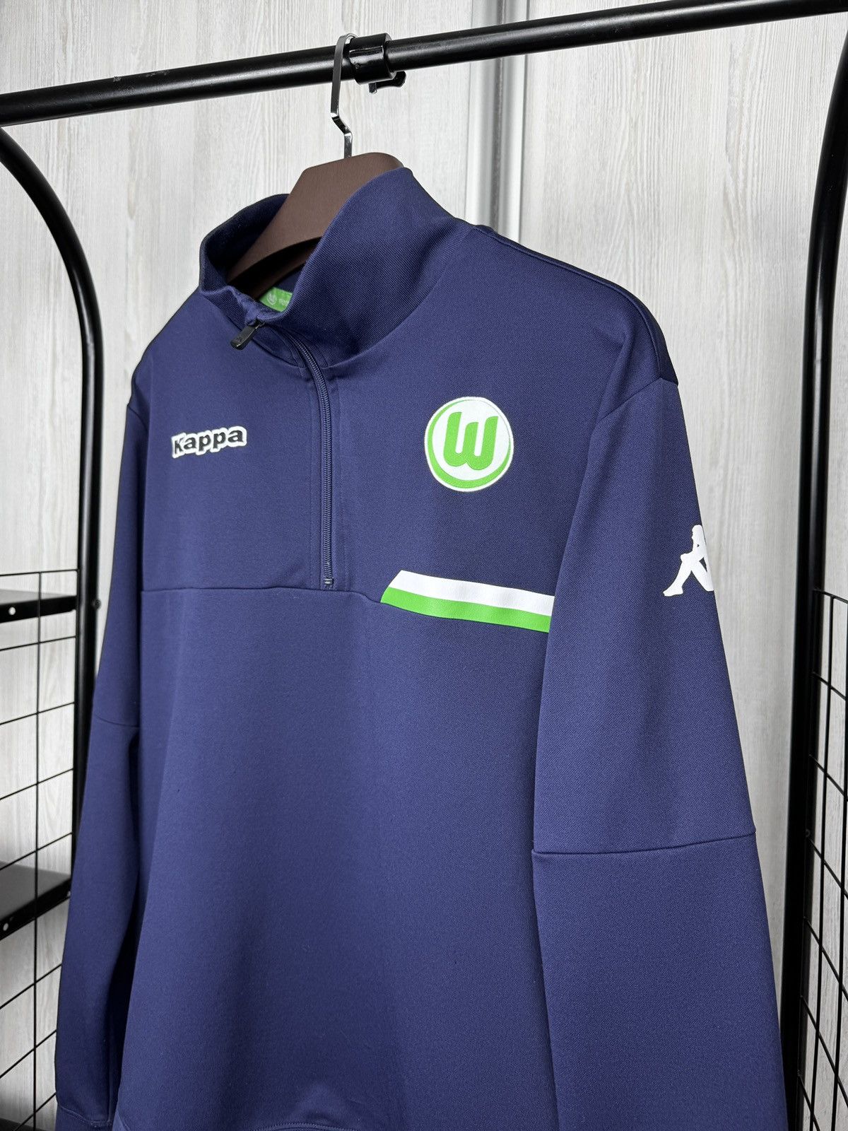 Kappa VfL Wolfsburg Drill Top KAPPA Die 2015 2016 Training Jersey Size US XXL / EU 58 / 5 - 4 Thumbnail
