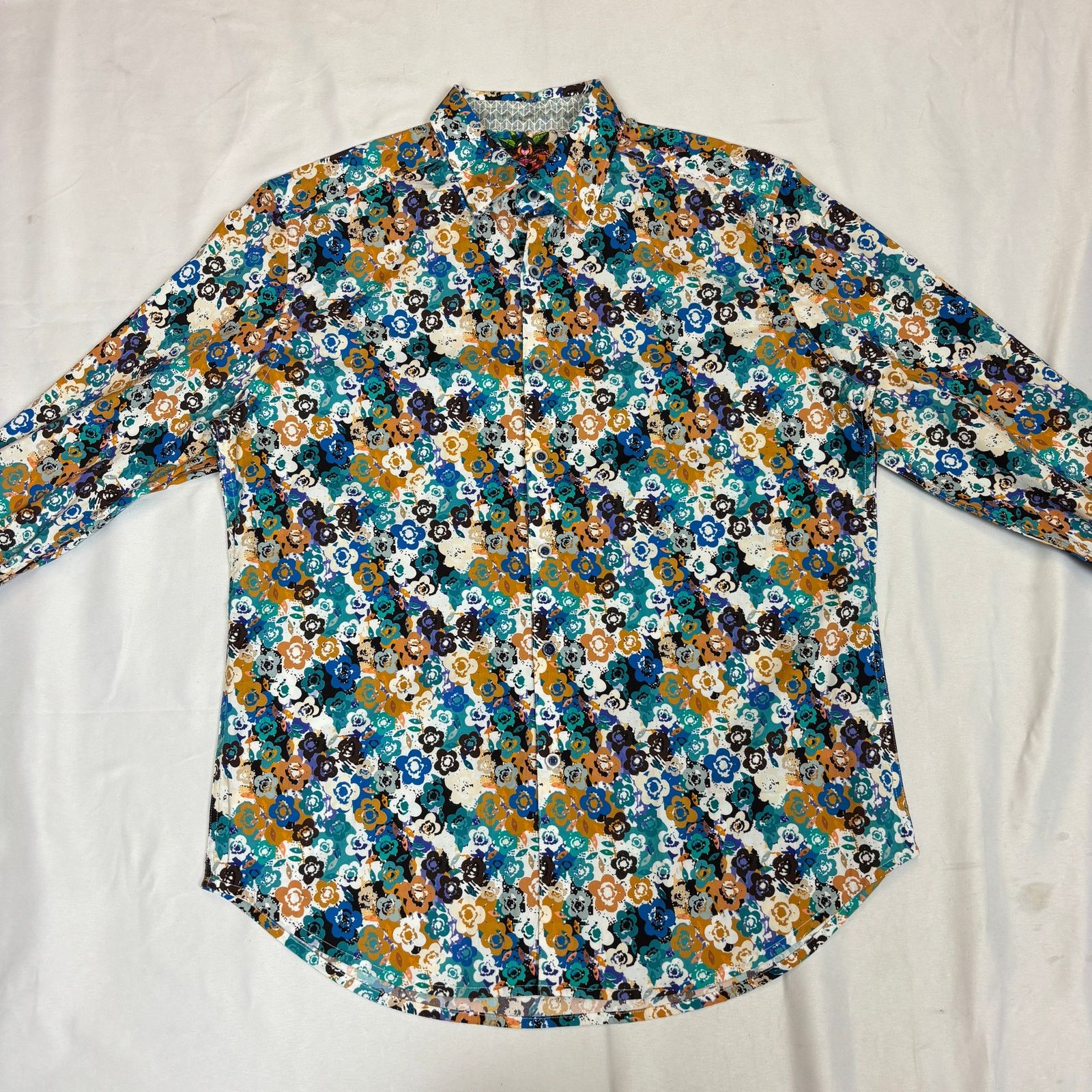 Robert Graham Robert Graham Colorful Paisley Floral Button Up Shirt M Size US M / EU 48-50 / 2 - 2 Thumbnail
