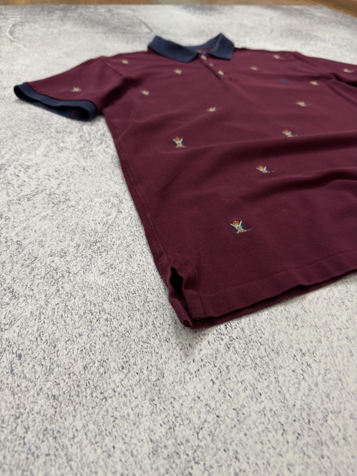Polo Ralph Lauren POLO RALPH LAUREN MONOGRAM CREST POLO SHIRT CUSTOM SLIM FIT Size US L / EU 52-54 / 3 - 3 Thumbnail