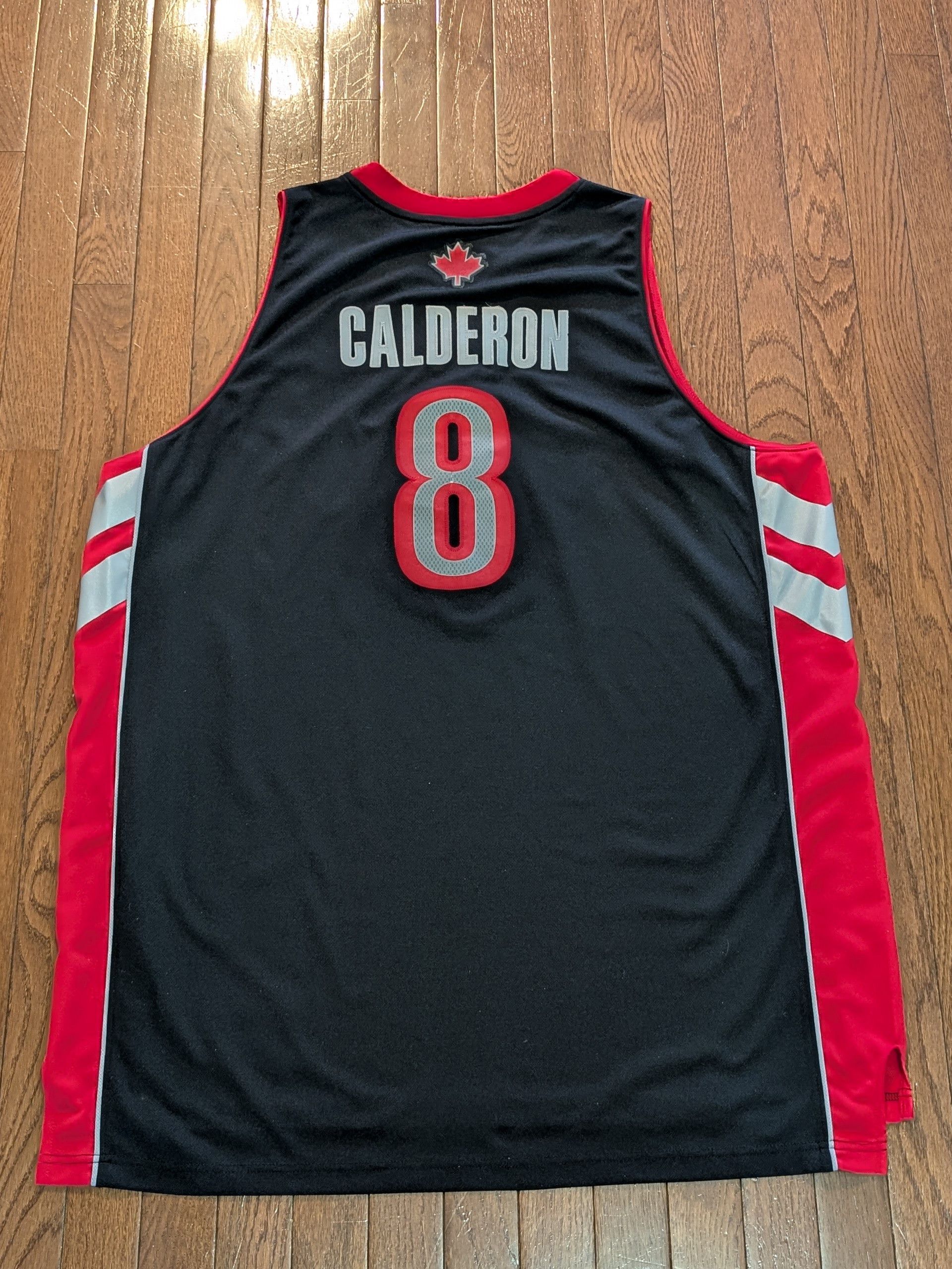Adidas Jose Calderon Toronto Raptors Stitched Jersey - Size XXL Size US XXL / EU 58 / 5 - 4 Thumbnail