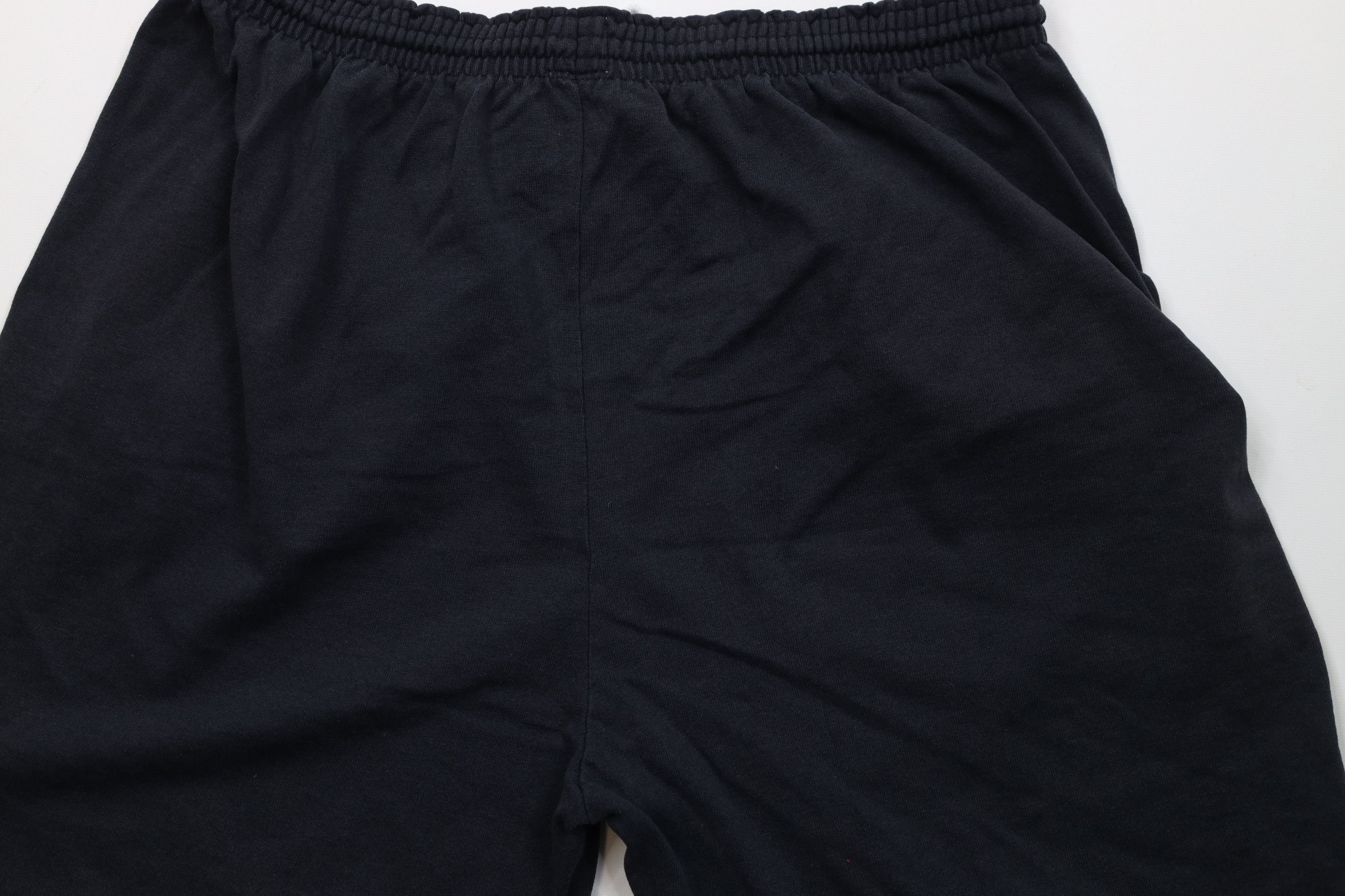Champion Vintage 90s Champion Spell Out Heavy Above Knee Shorts Black Size US 36 / EU 52 - 11 Thumbnail