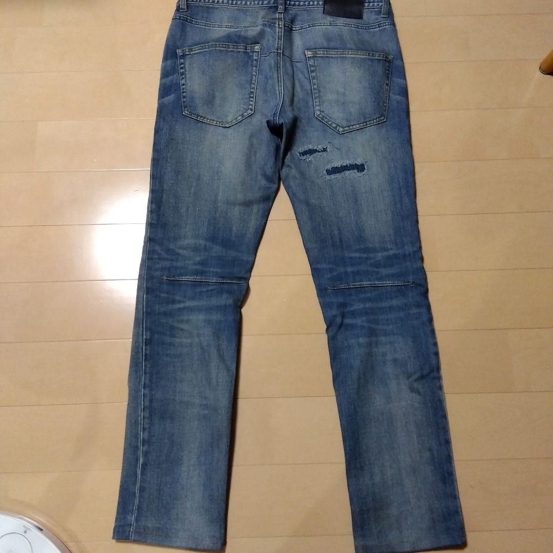 Number (N)ine NO TARIFFS! Number Nine Nano Universe Damaged Denim Jeans Size US 30 / EU 46 - 3 Thumbnail