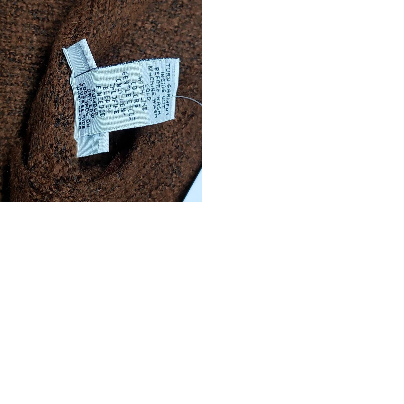 Vintage Rue21 Sweater Womens L Brown Long Sleeve Solid Minimalist V-Neck Pullover New Size L / US 10 / IT 46 - 9 Thumbnail