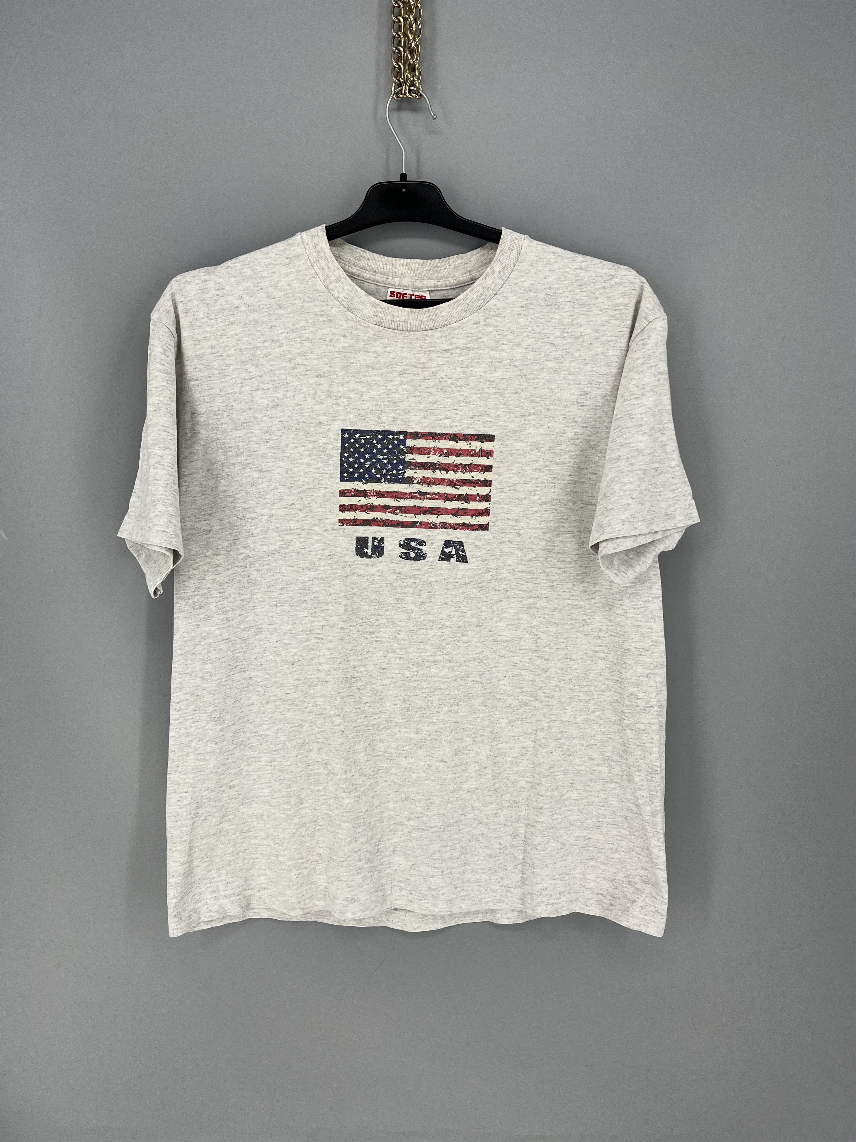 Vintage True Vintage Flag American 4th of July Shirt Single Stitch Size US L / EU 52-54 / 3 - 1 Thumbnail