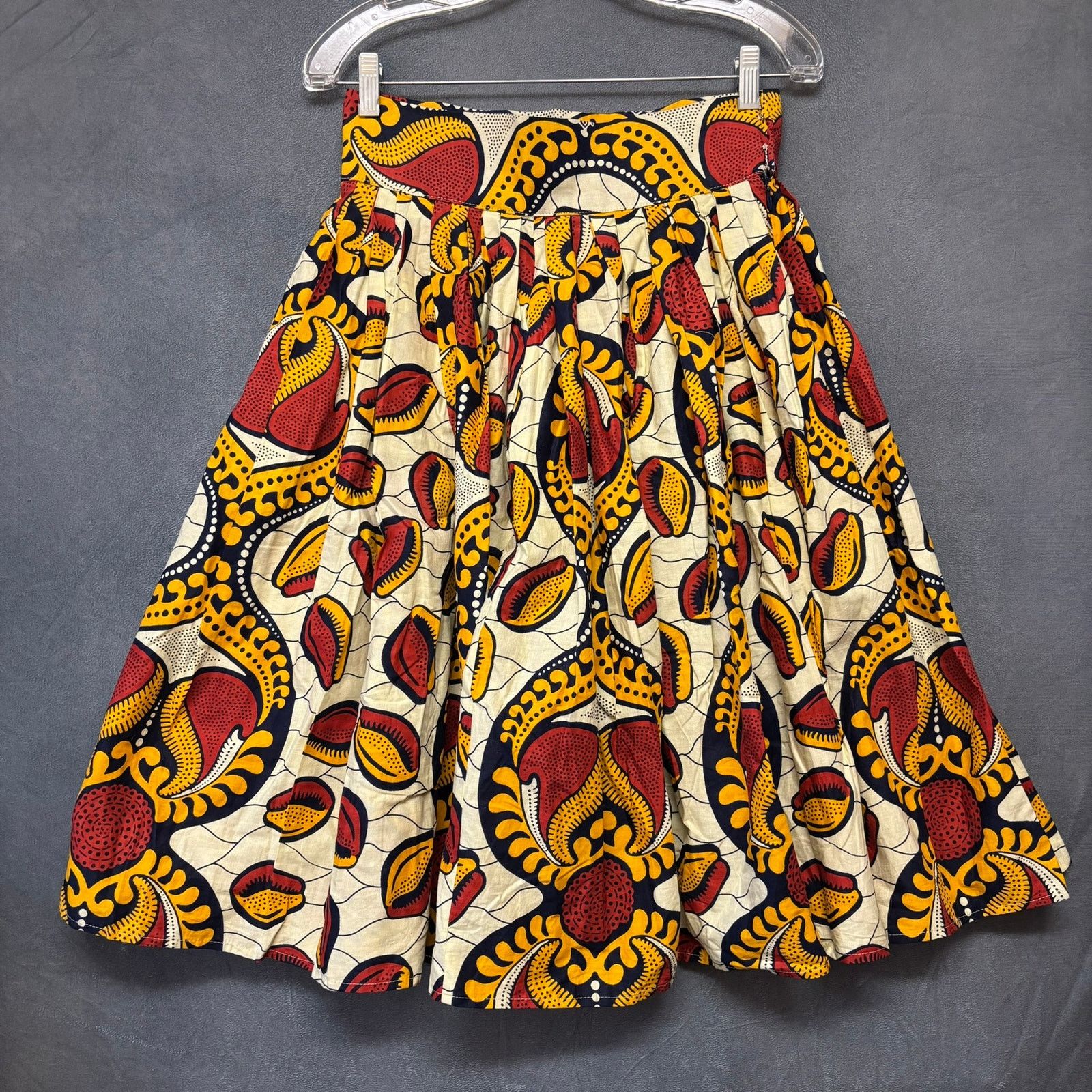 Other JiNaKI Skirt Seashells Puffy Midlength Wide Waist Swing Art Size 28" / US 6 / IT 42 - 2 Thumbnail