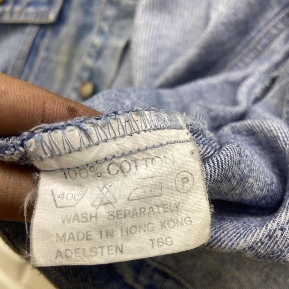 Japanese Brand × Vintage Vintage Japanese Brand Creem Trucker Denim Cropped Jacket Size US M / EU 48-50 / 2 - 21 Thumbnail