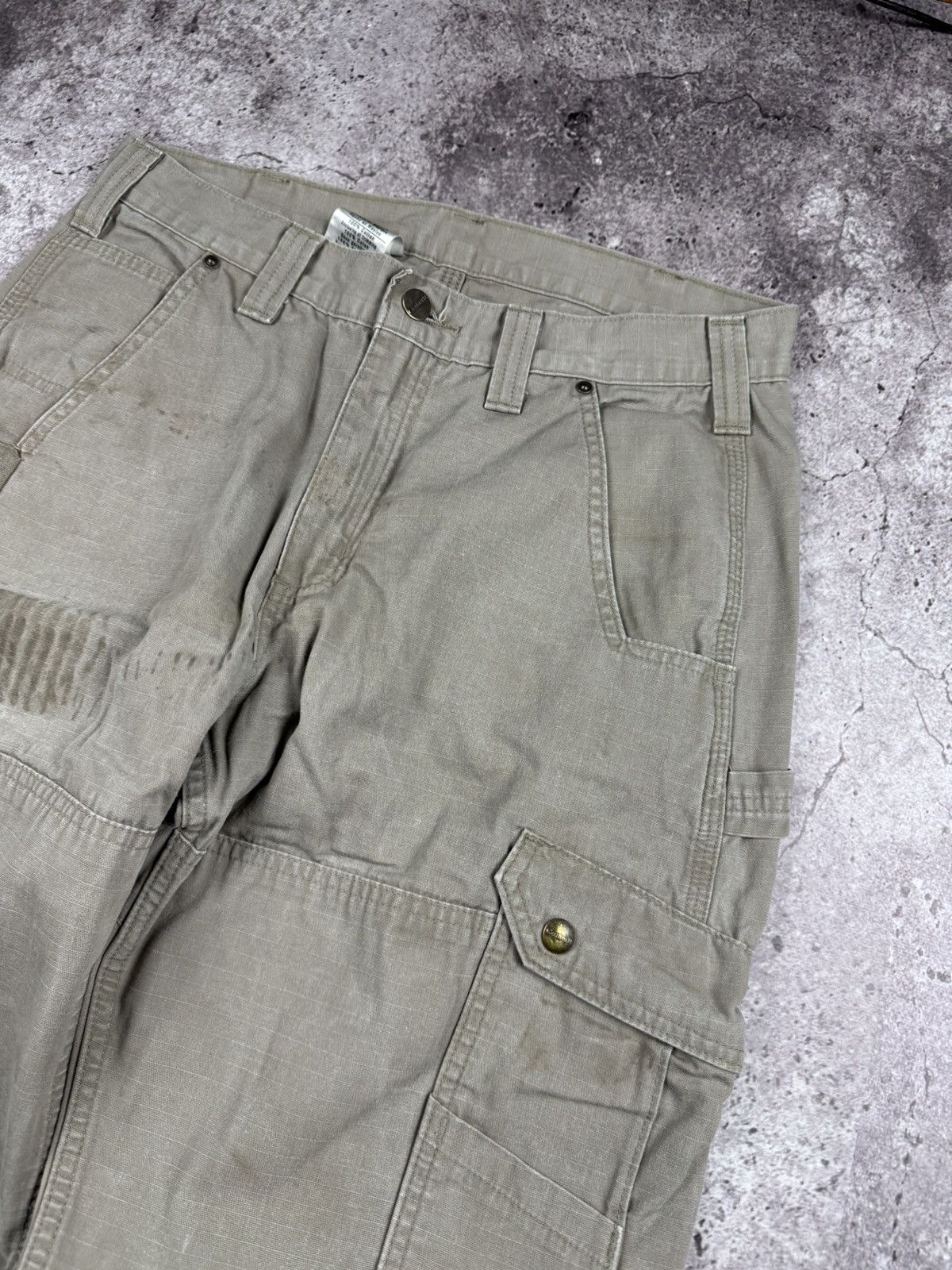 Carhartt 🟤Crazy Baggy Vintage Carhartt Double knee workwear pants🟤 Size US 32 / EU 48 - 6 Thumbnail