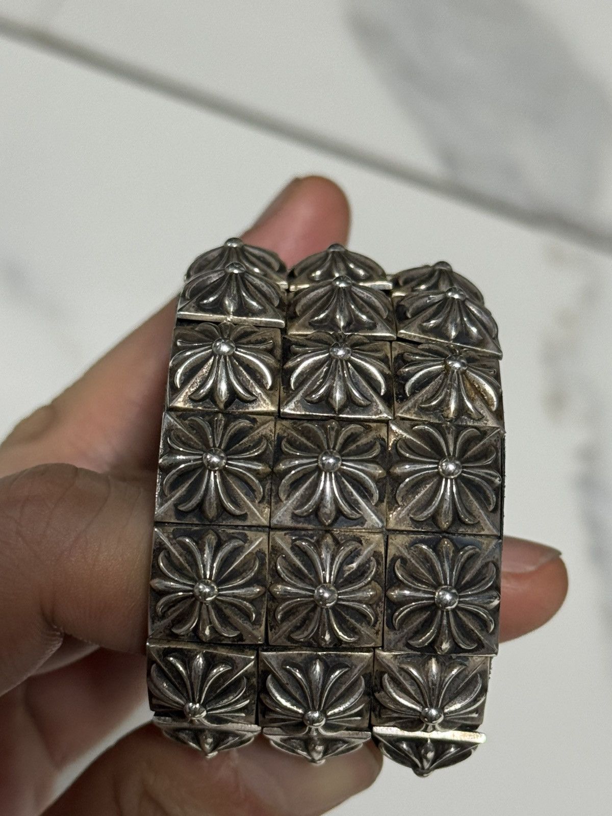 Chrome Hearts Chrome hearts triple pyramid stud bracelet Size ONE SIZE - 2 Thumbnail