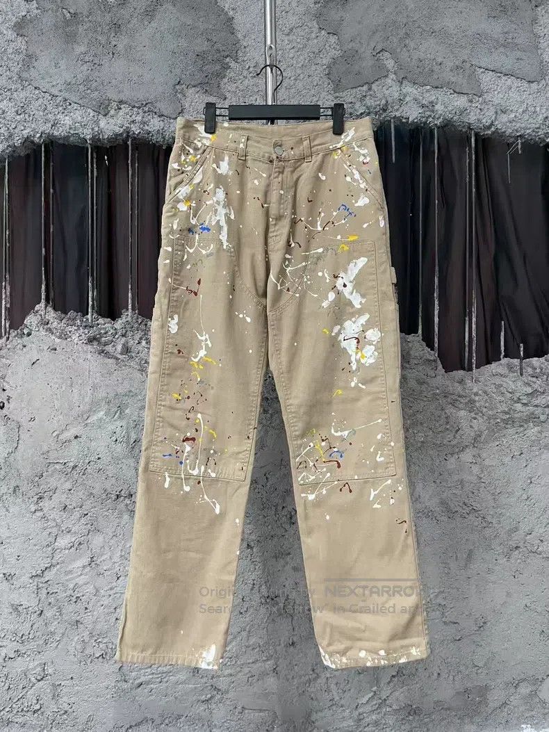 Martine Rose Martine Rose Size xs Ink-splashed logging pants Size US 27 - 1 Thumbnail
