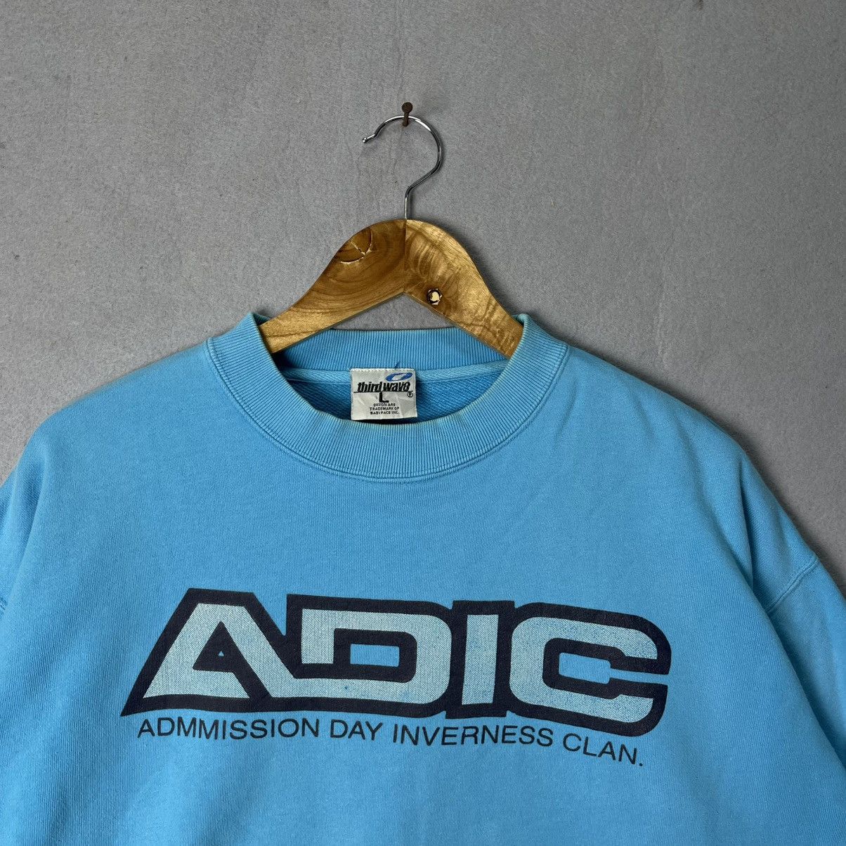 Vintage 90s ADIC Third Wave Crewneck Sweatshirt Size US L / EU 52-54 / 3 - 2 Thumbnail