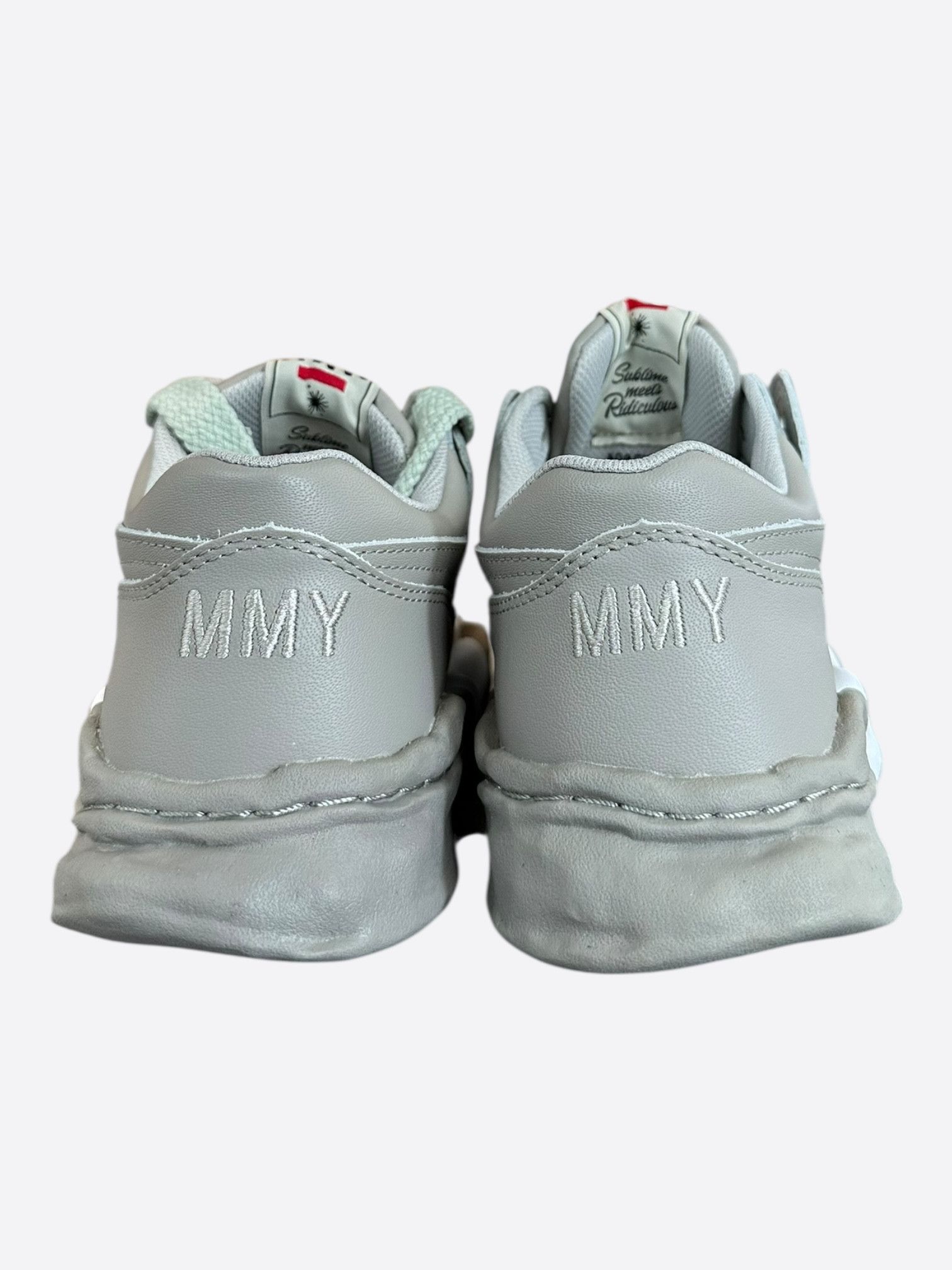 Maison MIHARA YASUHIRO Maison Mihara Yasuhiro Grey & White Parker Sneakers Size US 6 / EU 39 - 4 Thumbnail