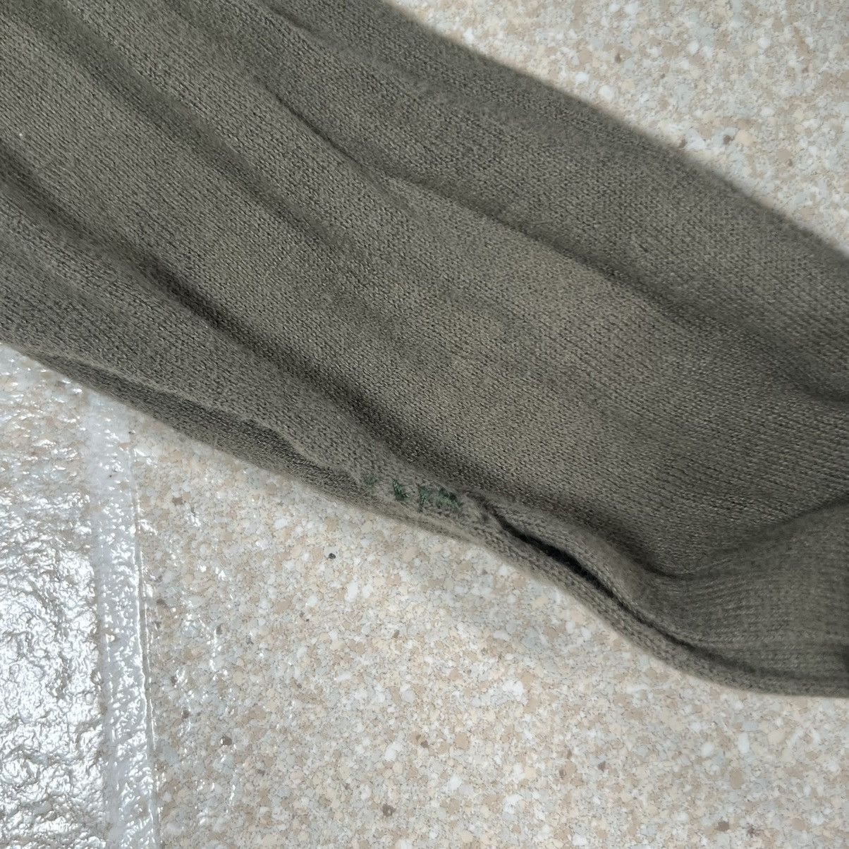 Oakley × Vintage Oakley Sweater Mens V Neck Sweater Olive Green Slim Fit Size US S / EU 44-46 / 1 - 5 Thumbnail
