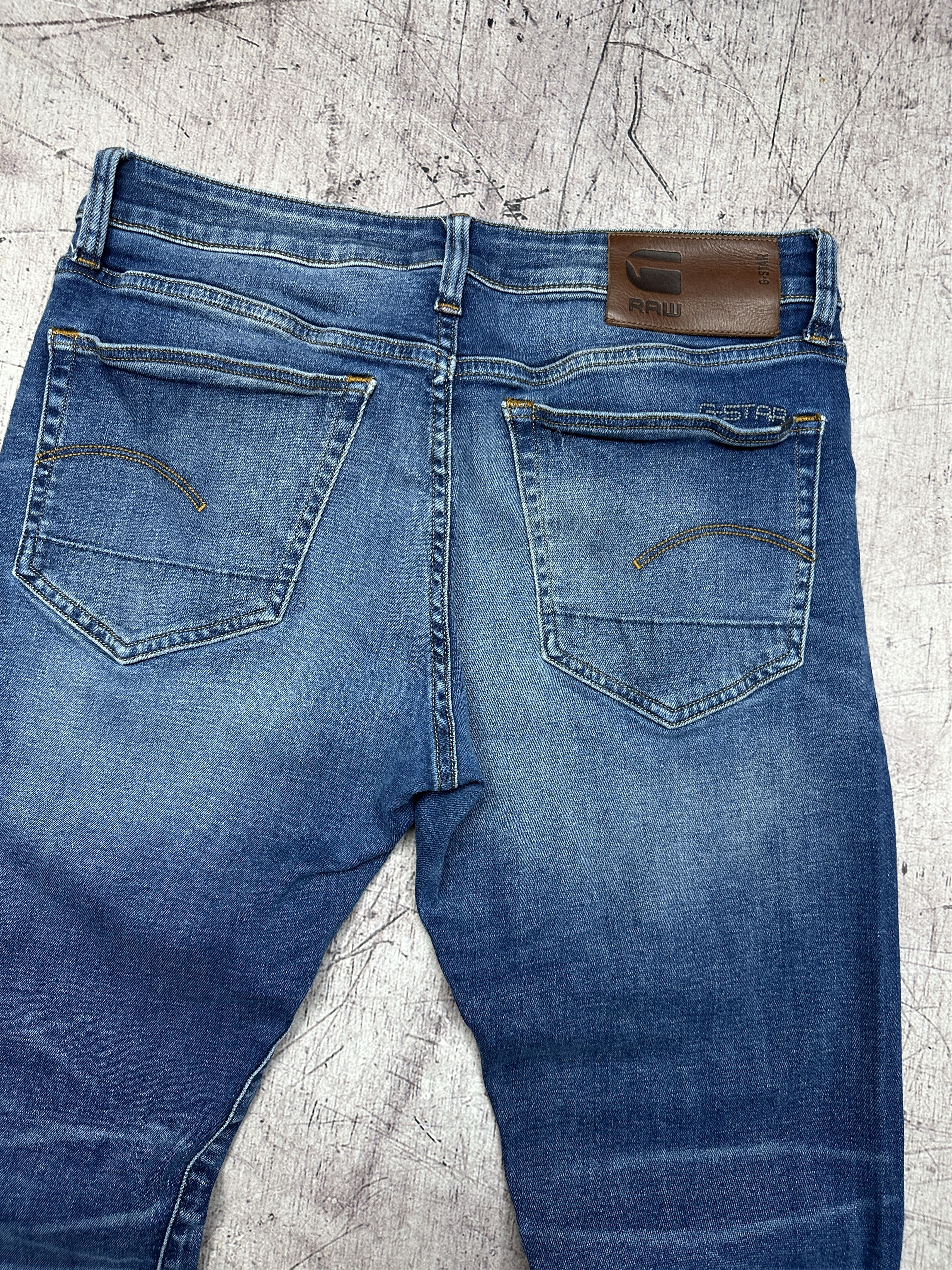G-Star G Star Raw Mens 3301 Slim Denim Pants Jeans Size US 32 / EU 48 - 7 Thumbnail