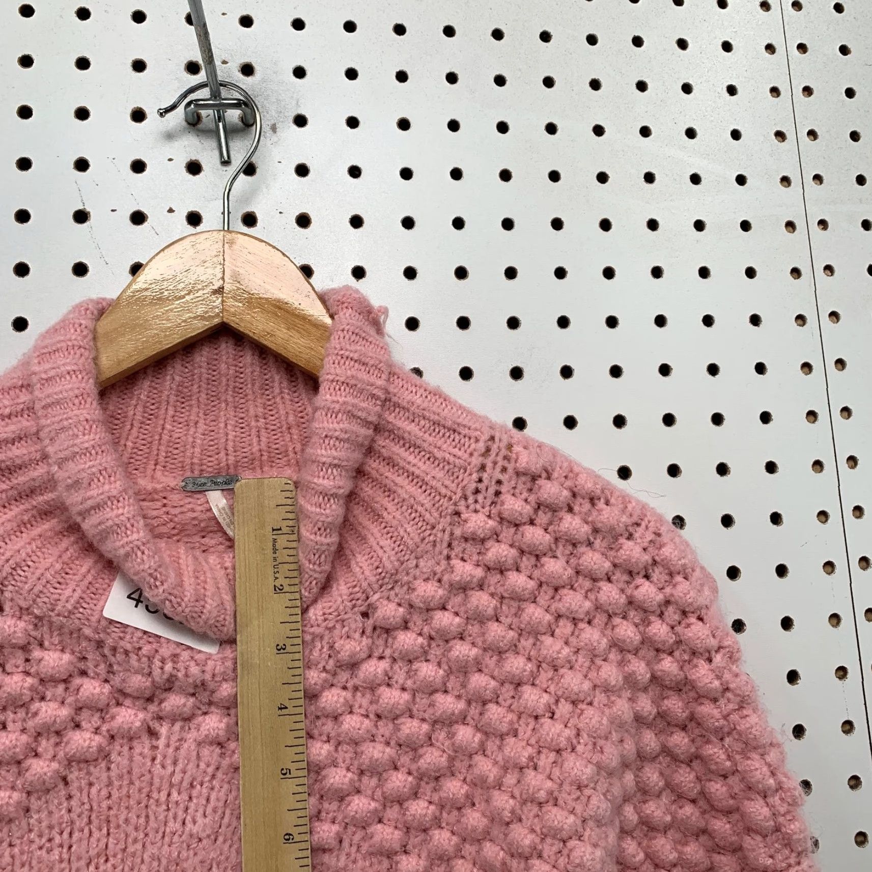 Free People Free People Sweater Womens XS Bradley Textured Turtleneck Pink Warm Cozy Soft Shirt? Size XS / US 0-2 / IT 36-38 - 6 Thumbnail