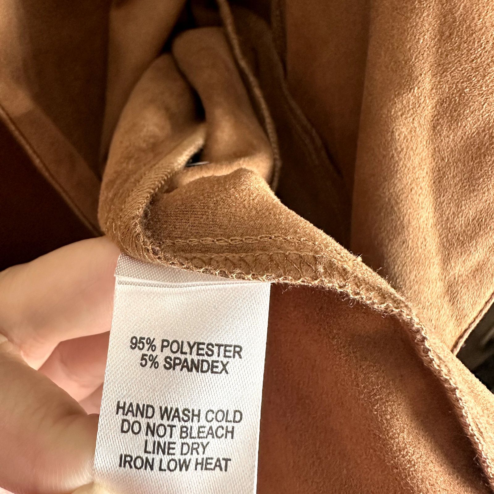 Lulus Lulus Lucky Break Camel Suede Oversized Jacket Size XS Size XS / US 0-2 / IT 36-38 - 9 Thumbnail