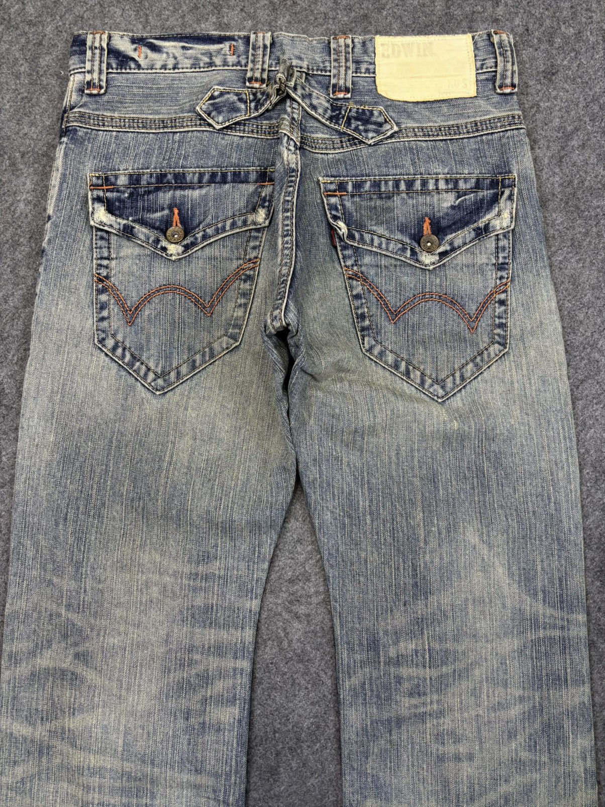Edwin EDWIN XVS Japan Light Wash Distressed Flare Denim F944 Size US 30 / EU 46 - 9 Thumbnail