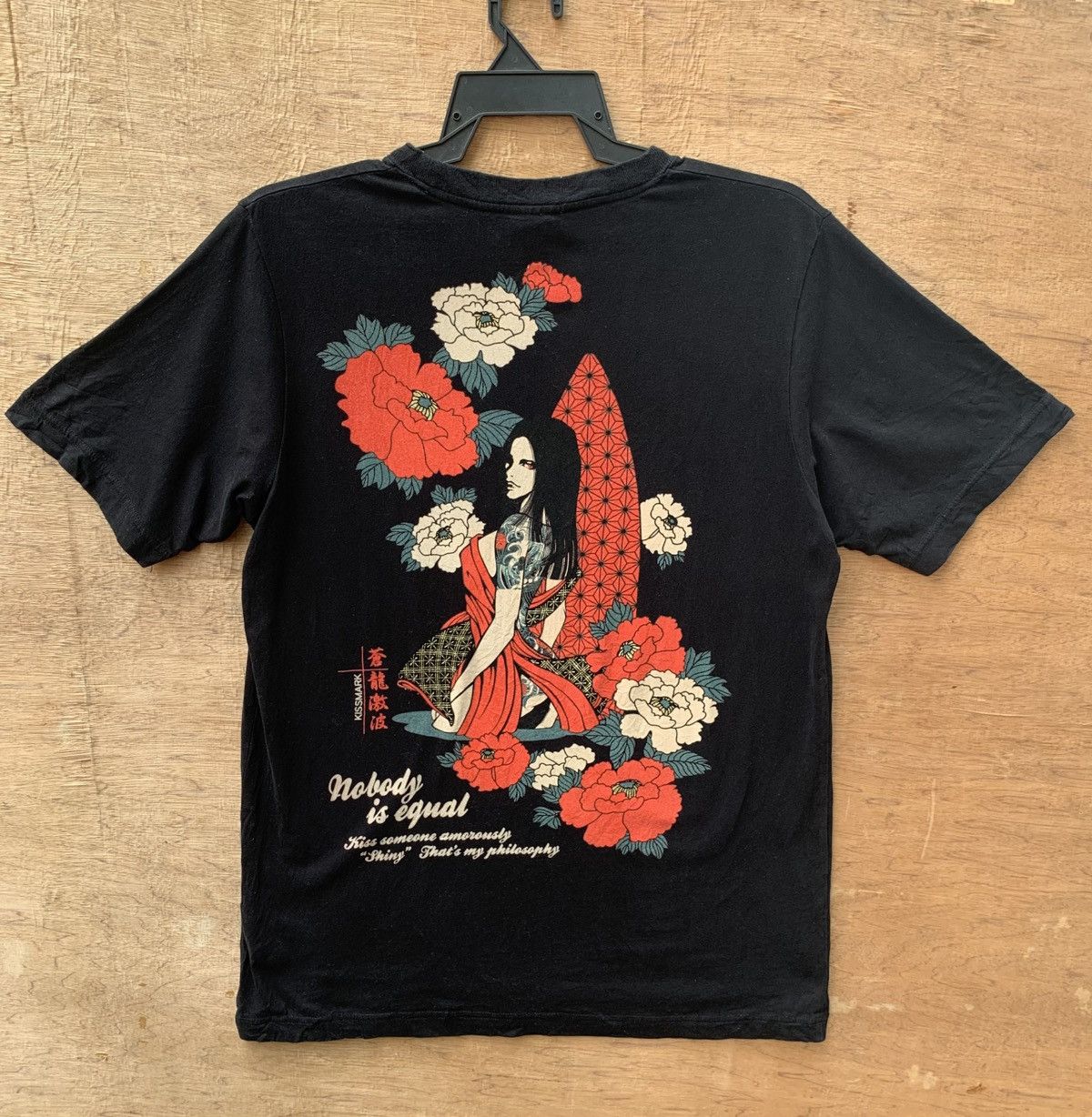 Japanese Brand Kissmark Nobody Is Equal T Shirt Size US M / EU 48-50 / 2 - 6 Thumbnail