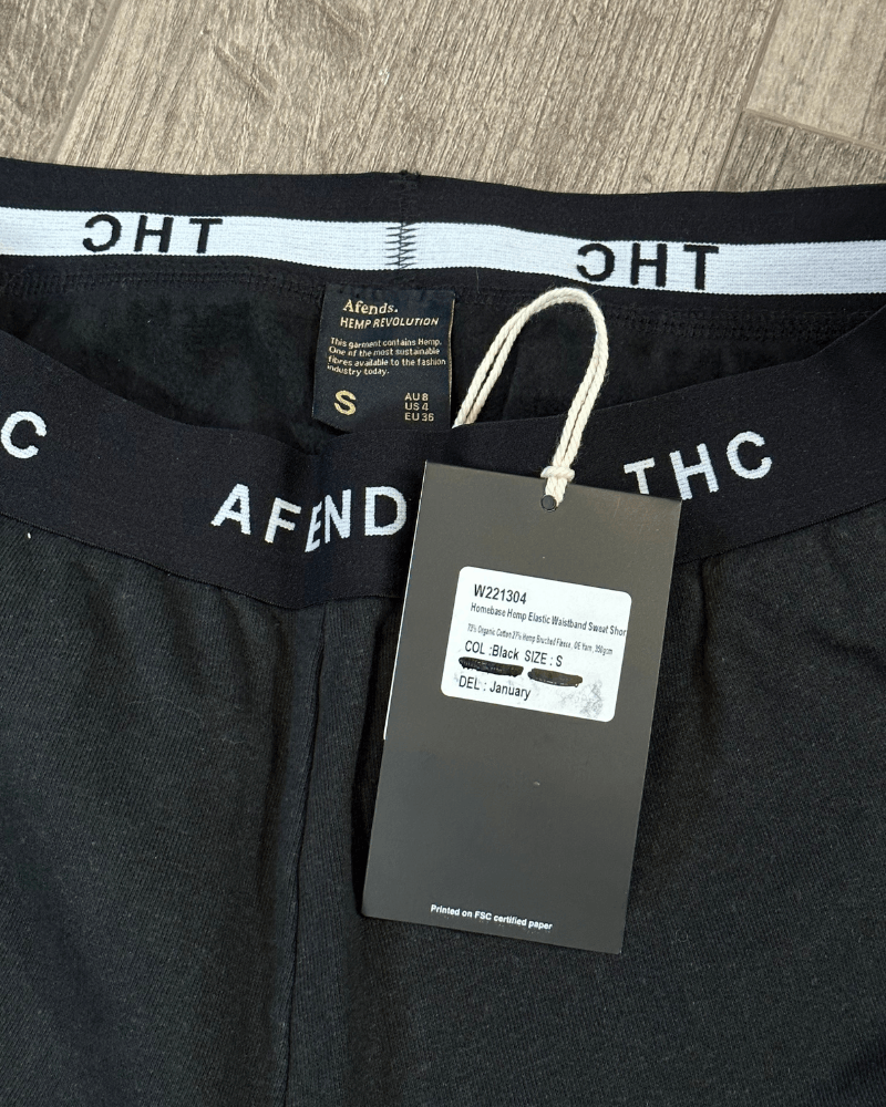 Afends Sample NWT Afends - Homebase Women's Hemp Sweat Shorts Small Size 27" / US 4 / IT 40 - 4 Thumbnail