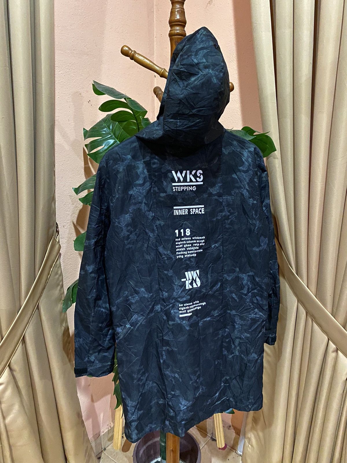 Other Mozitag Homme Lightweight Hooded Jacket – Black Camouflage Size US S / EU 44-46 / 1 - 10 Thumbnail