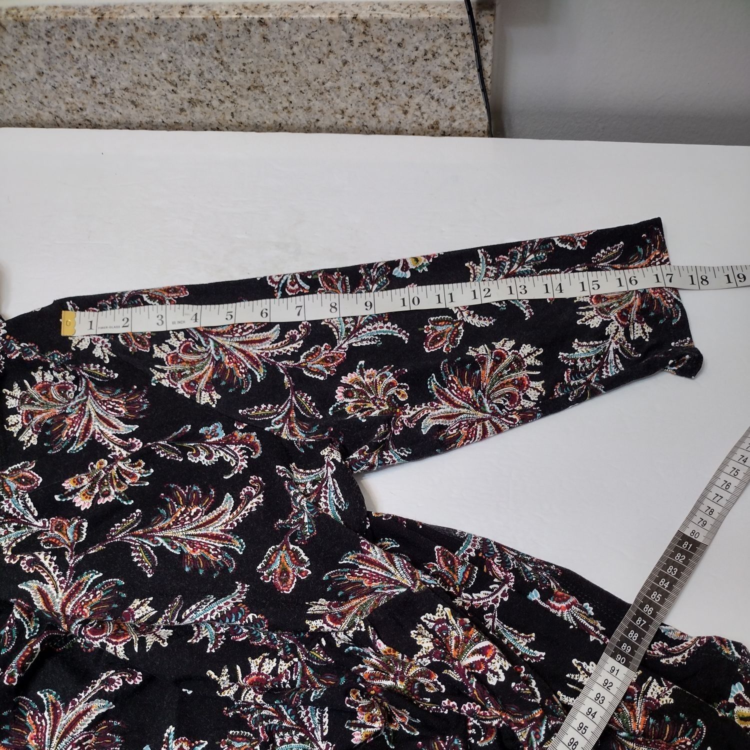 J. Jill J. Jill Wearever Collection Floral Dress XL Petite, Black, 3 Size XL / US 12-14 / IT 48-50 - 7 Thumbnail